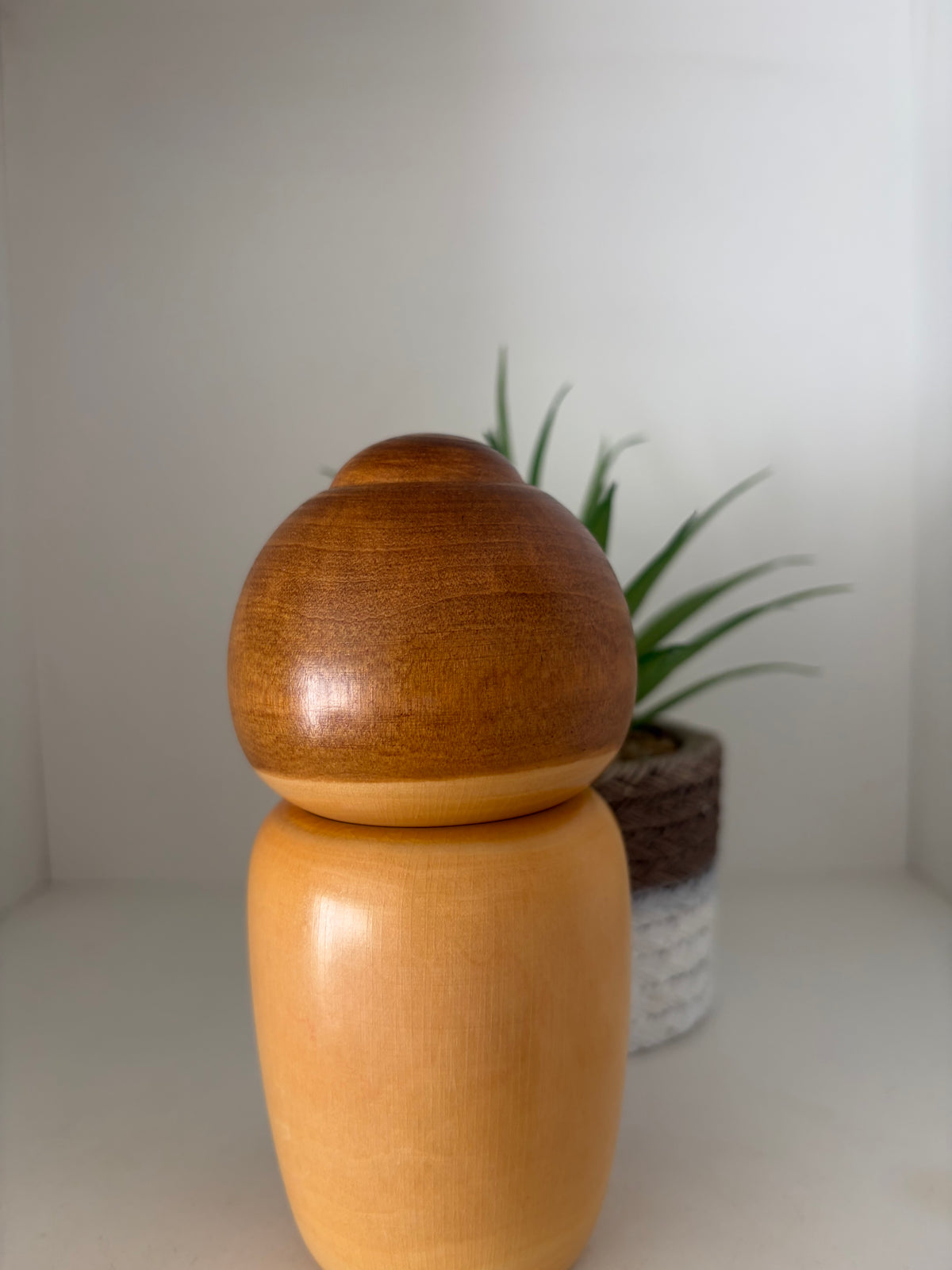 Vintage Sosaku kokeshi by Toa Sekiguchi (1942-)