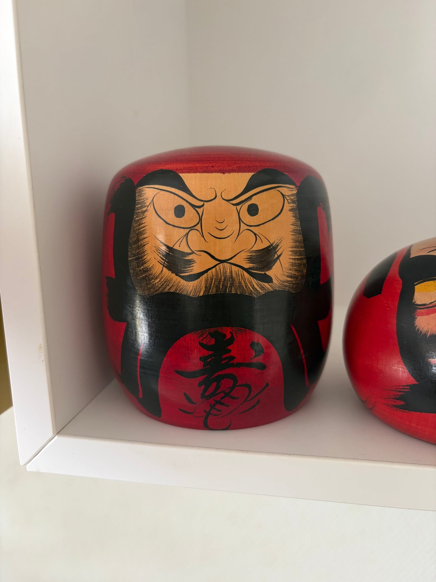 Complete first edition collection of 10 Daruma kokeshi by the Sony Family Club