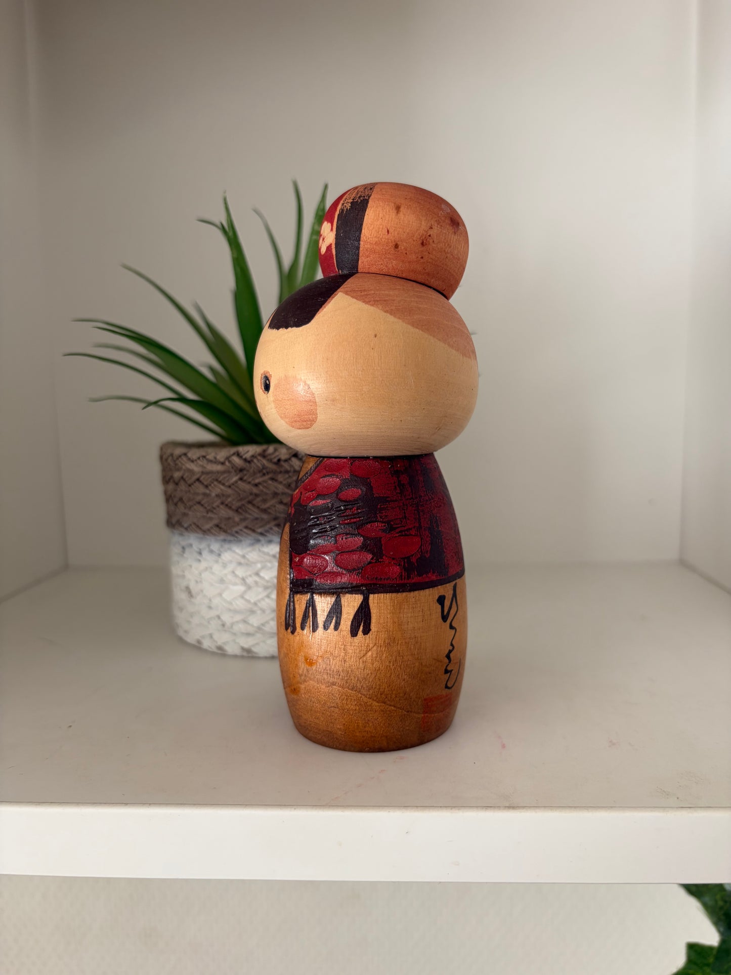 Rare Vintage Creative Kokeshi By Hiroe Fukushima