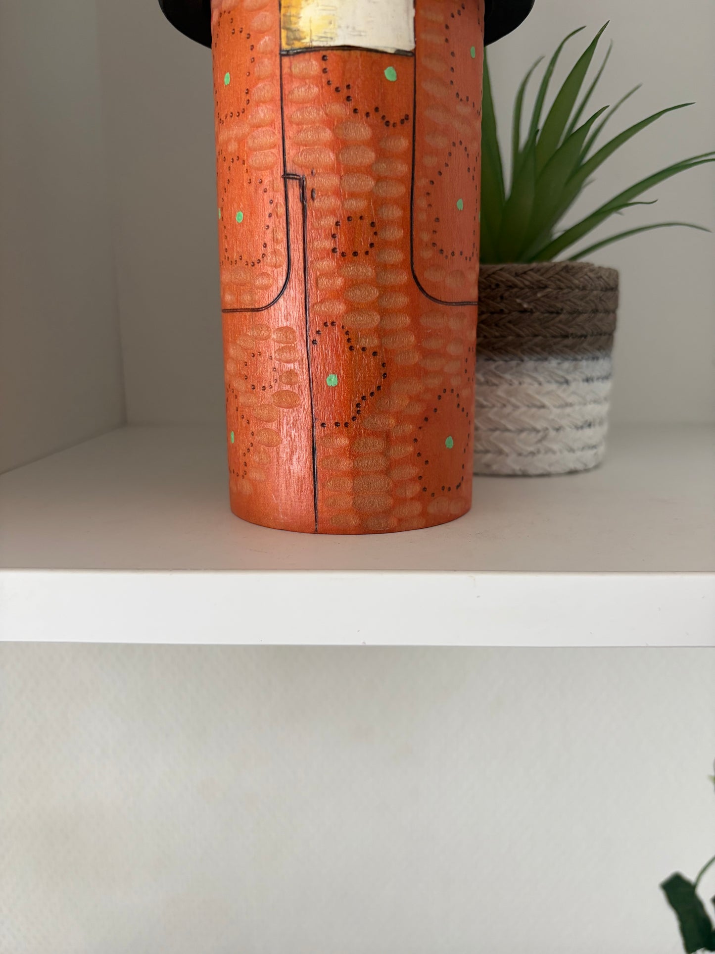 Vintage Gumma kokeshi by Kisaku