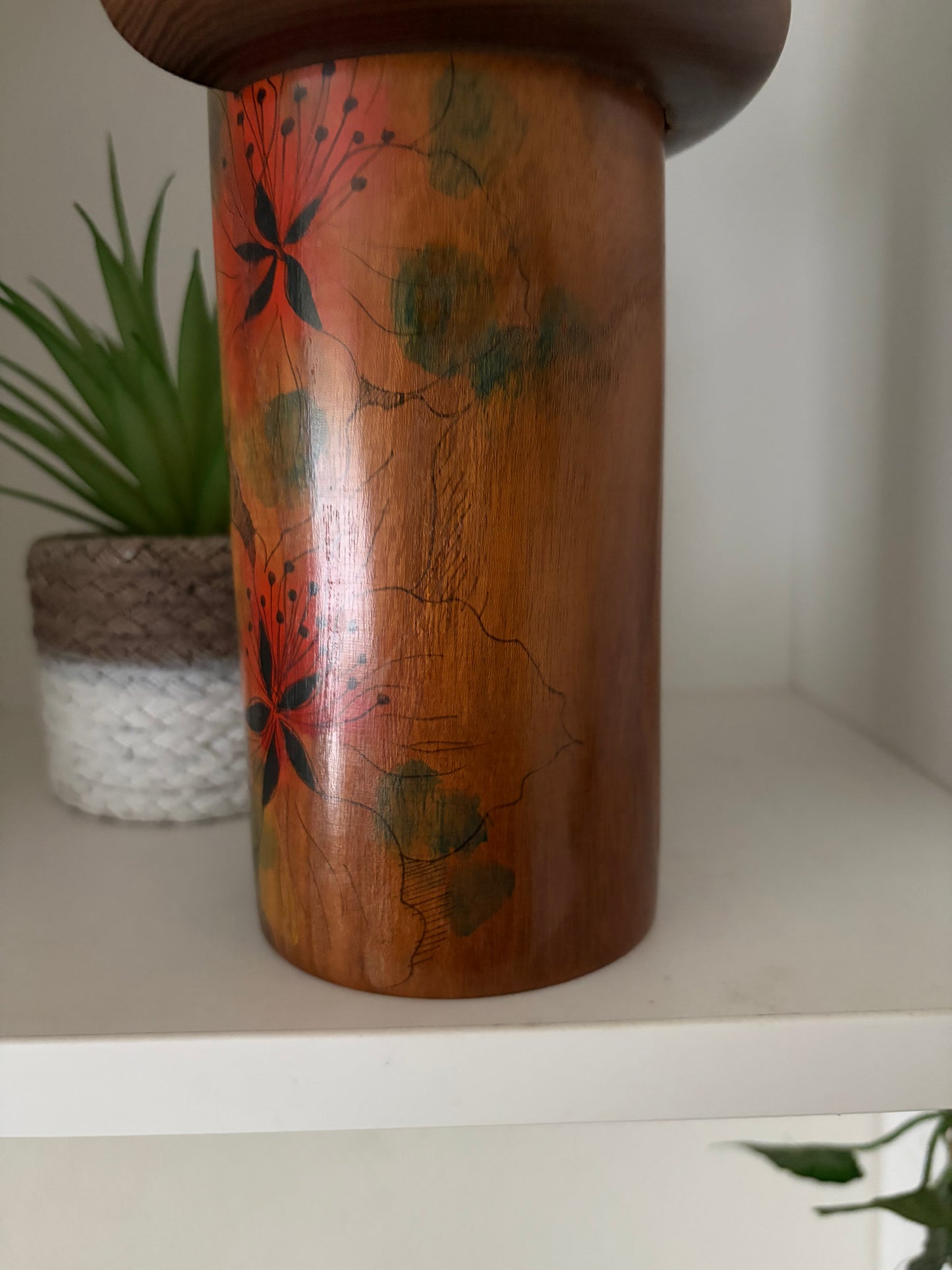 Rare vintage Sosaku kokeshi by Kato Masami (1925-)