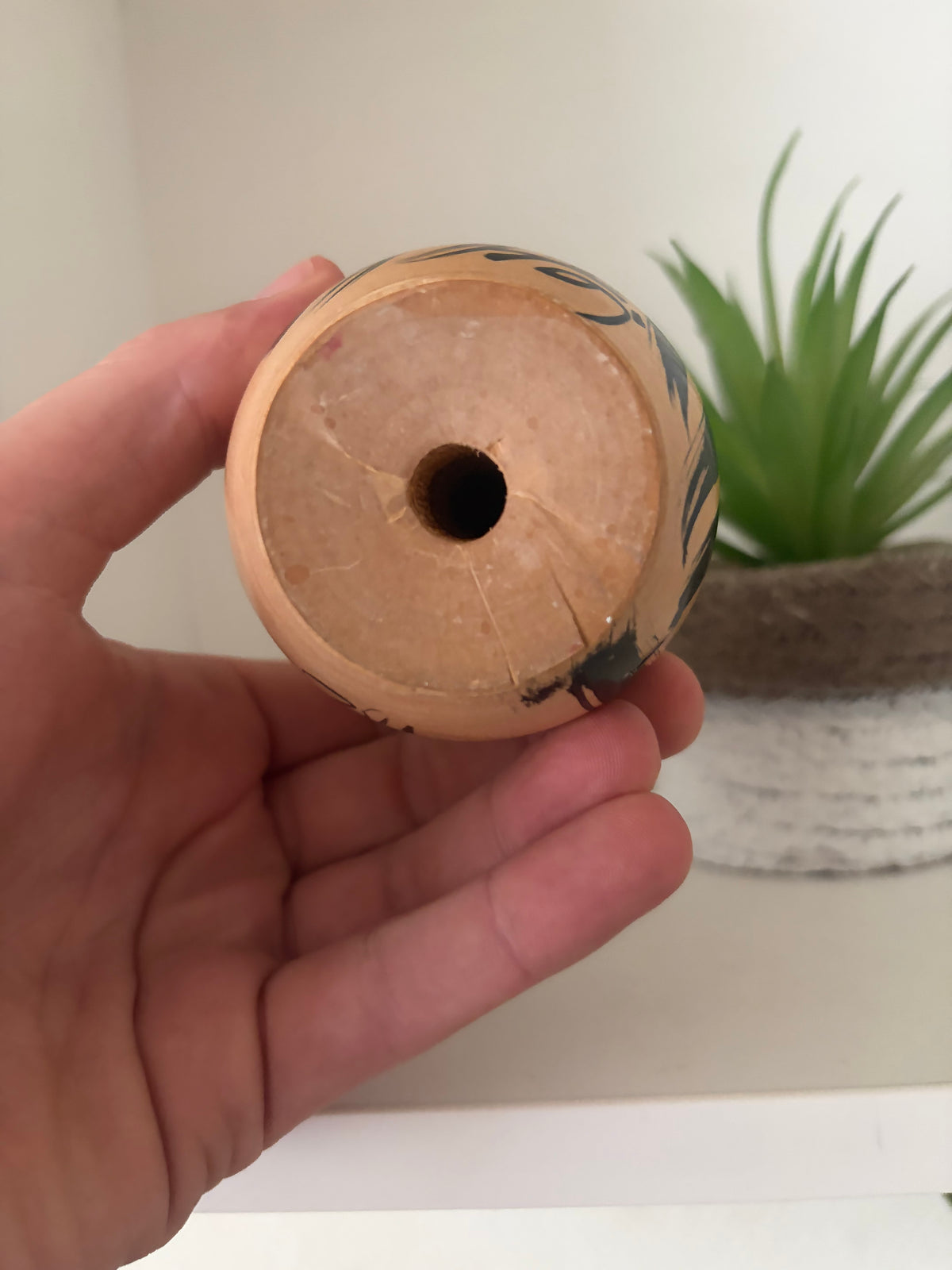 Vintage Daruma kokeshi