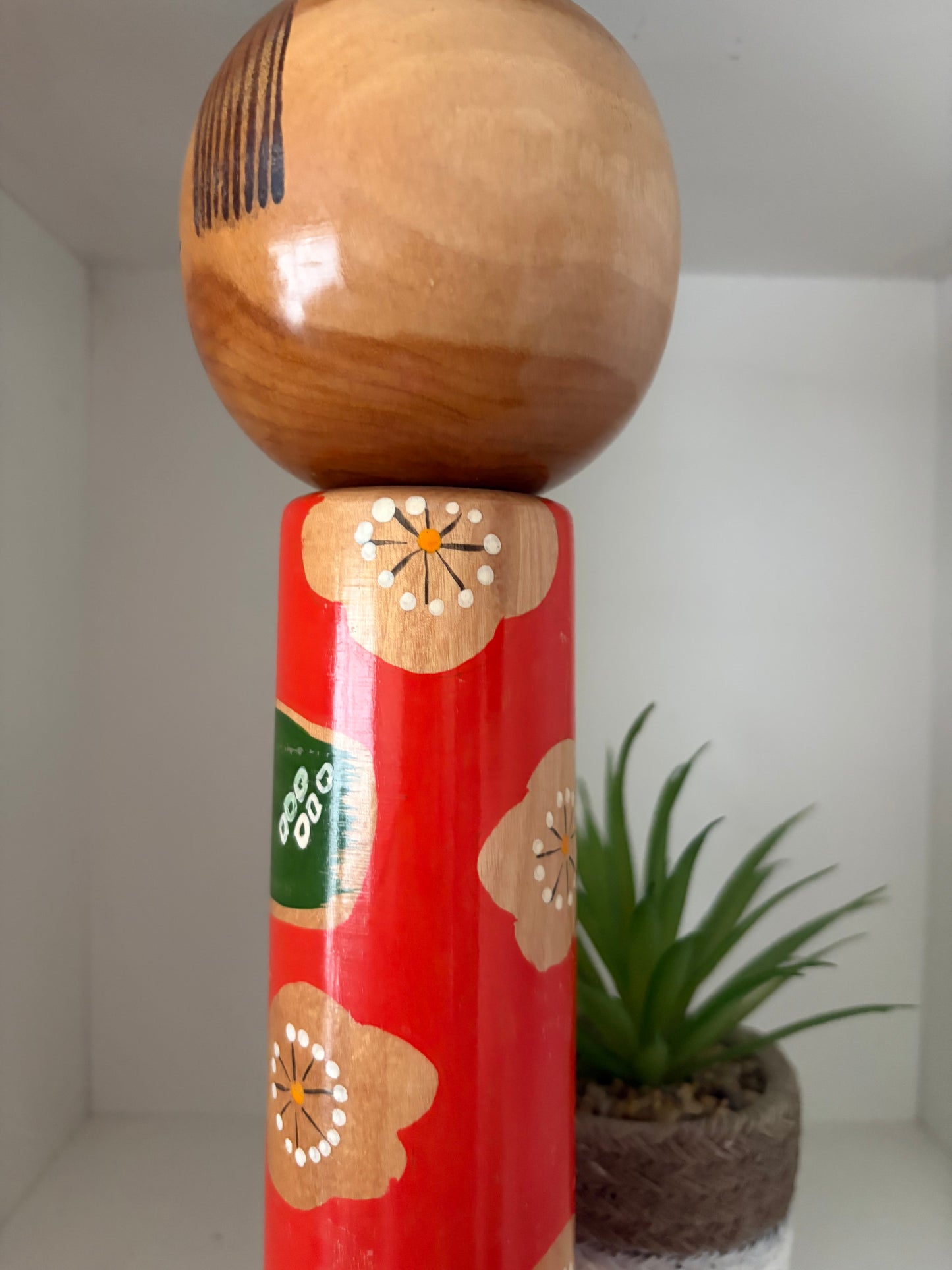 Vintage Sosaku kokeshi by Kiyohara Takao
