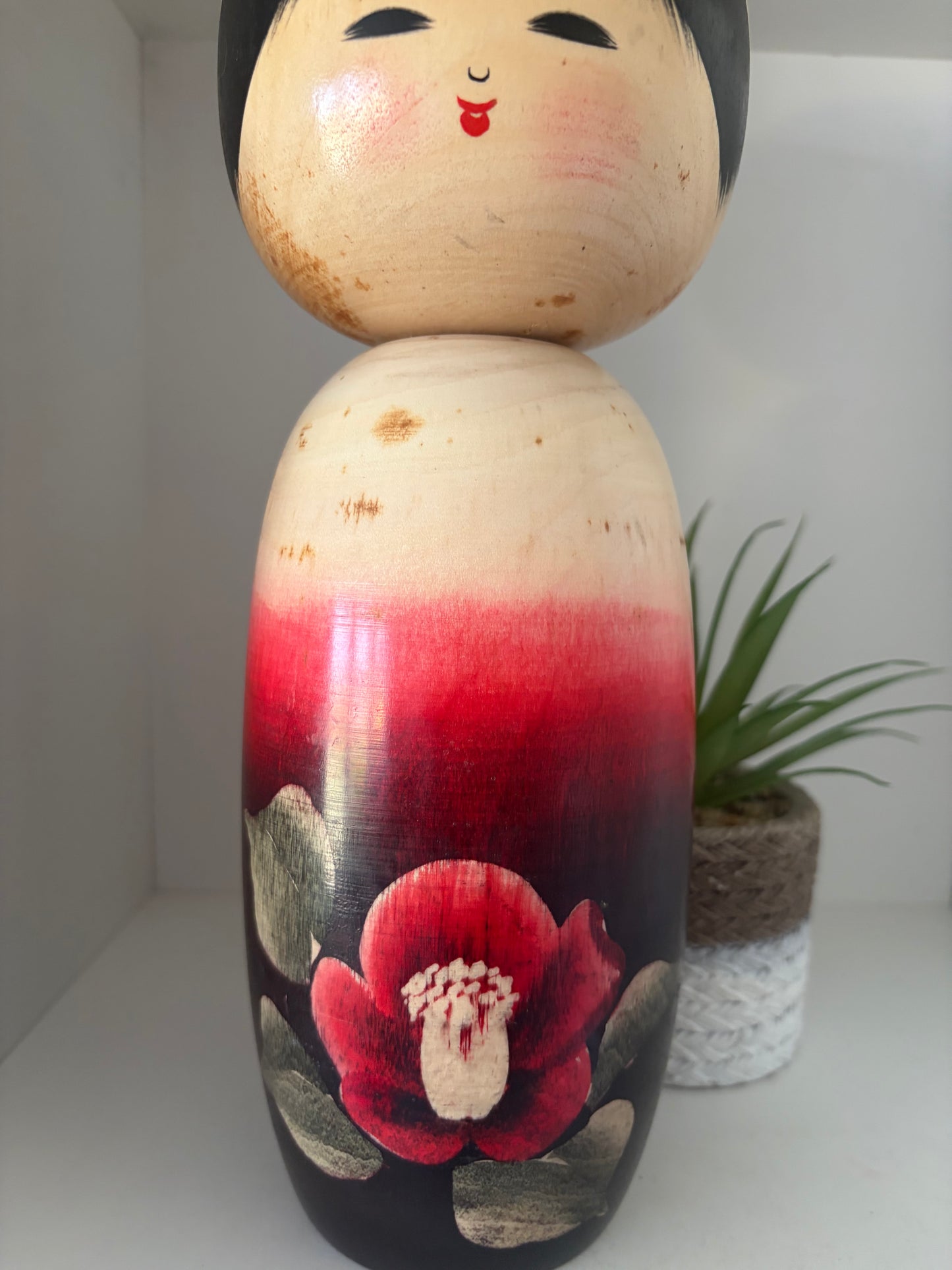 Vintage Sosaku kokeshi by Sato Kouson