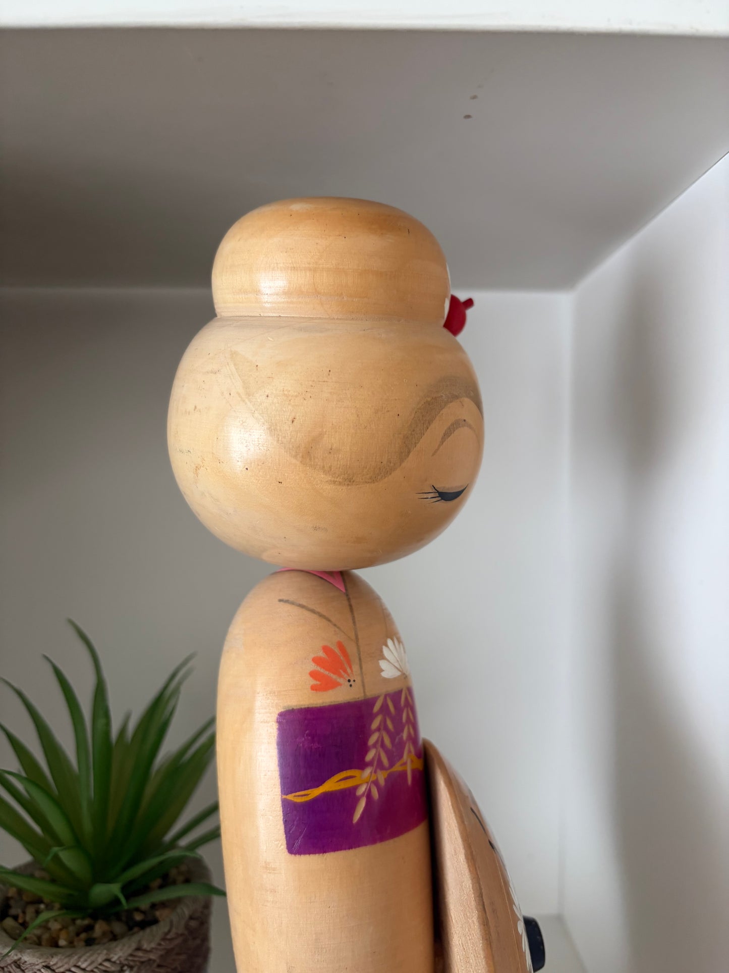 Vintage Sosaku kokeshi by Sadao Kishi (1932-1998)