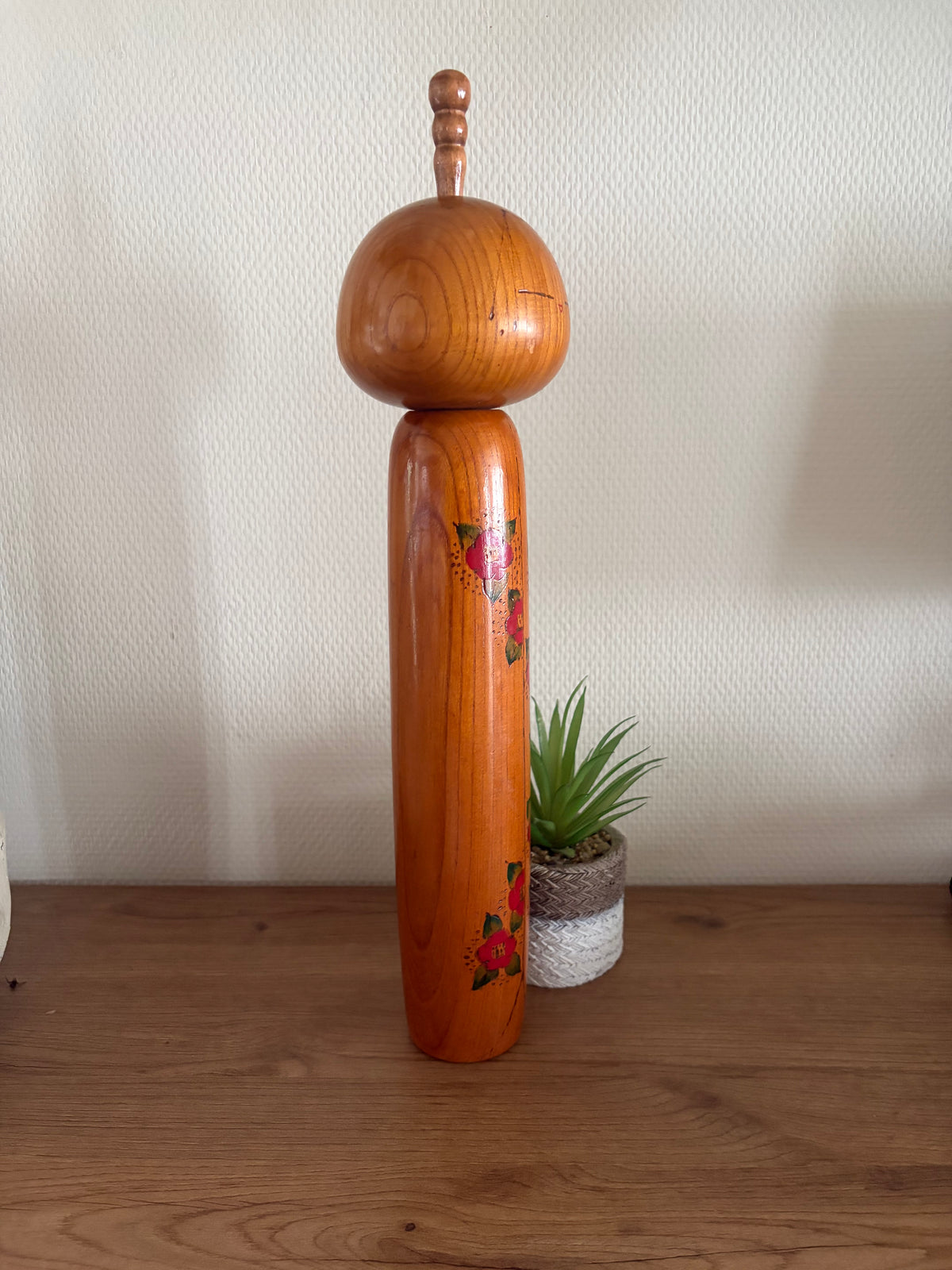 Vintage Sosaku kokeshi by Toa Sekiguchi (1942-) - Dated 1979