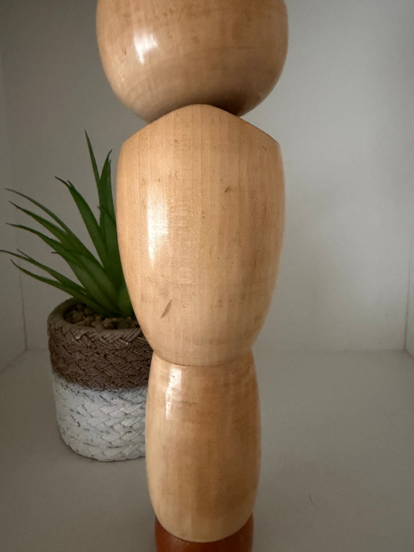 Vintage Sosaku kokeshi by Kato Masami (1925-)