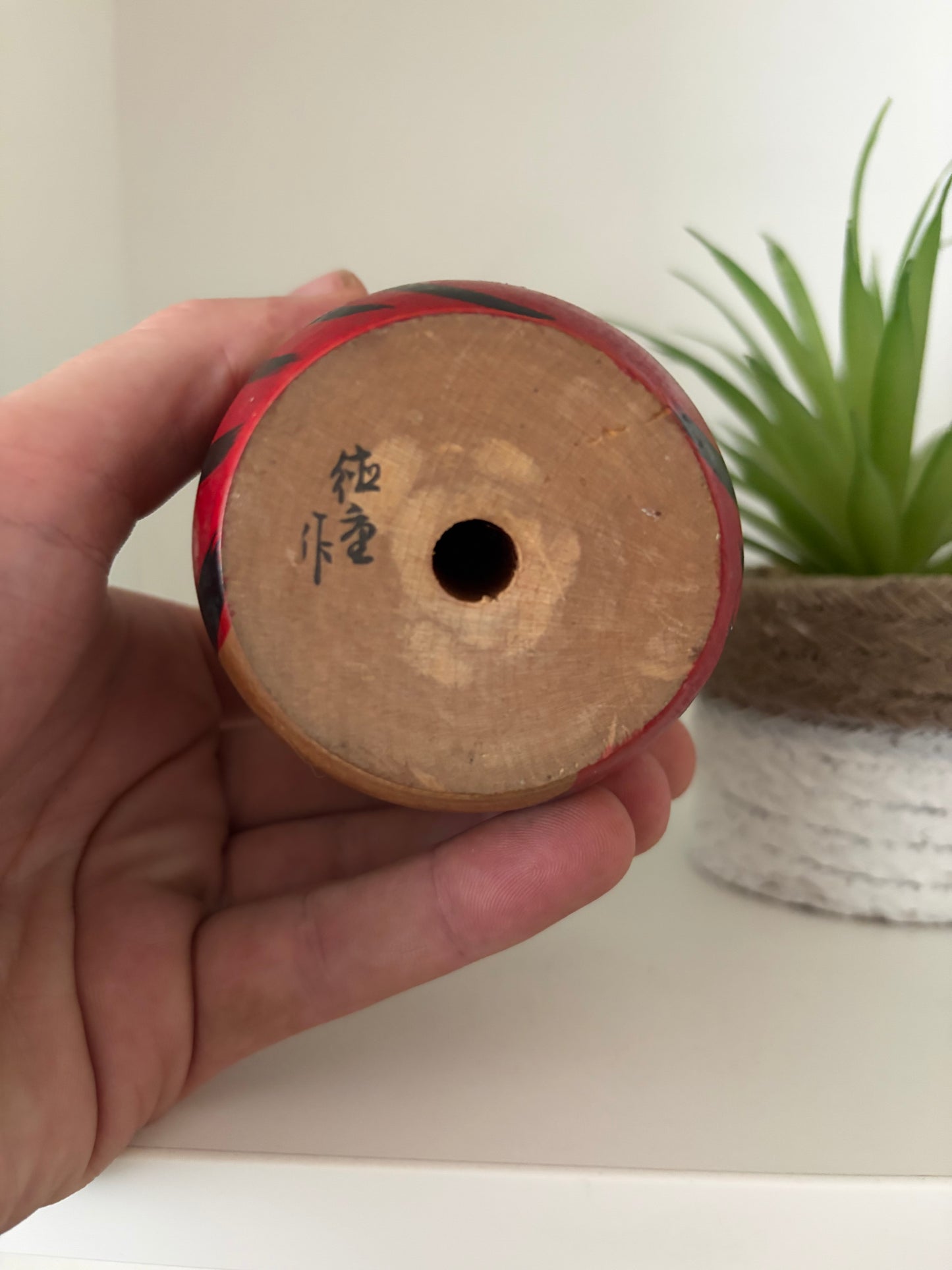 Vintage Daruma kokeshi by Toku