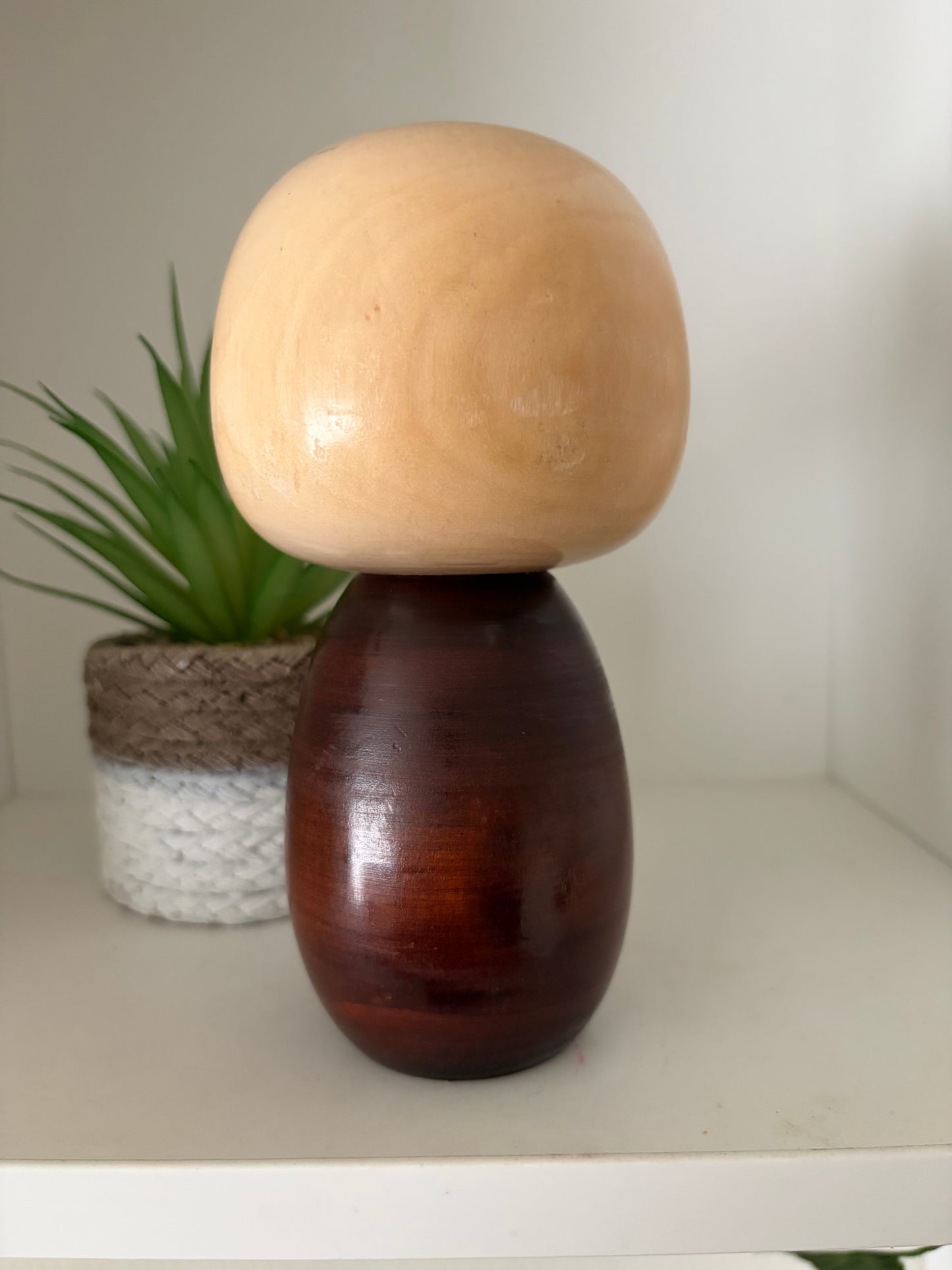 Vintage Sosaku kokeshi by Yuji Kawase (1938-)
