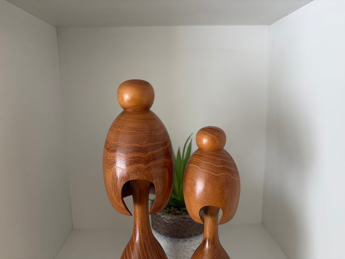 Exclusive set Sosaku kokeshi by Yuji Kawase (1938-)