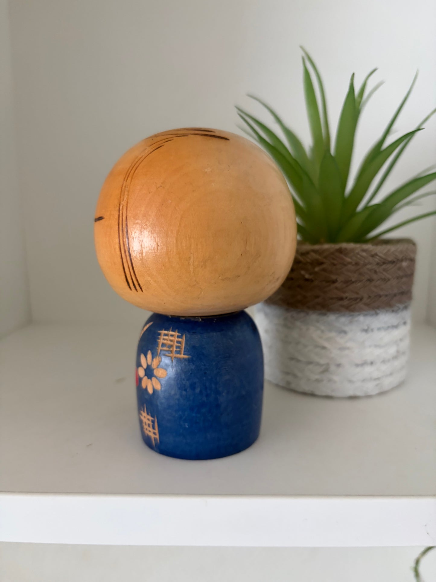 Vintage creative kokeshi by Yuji Kawase