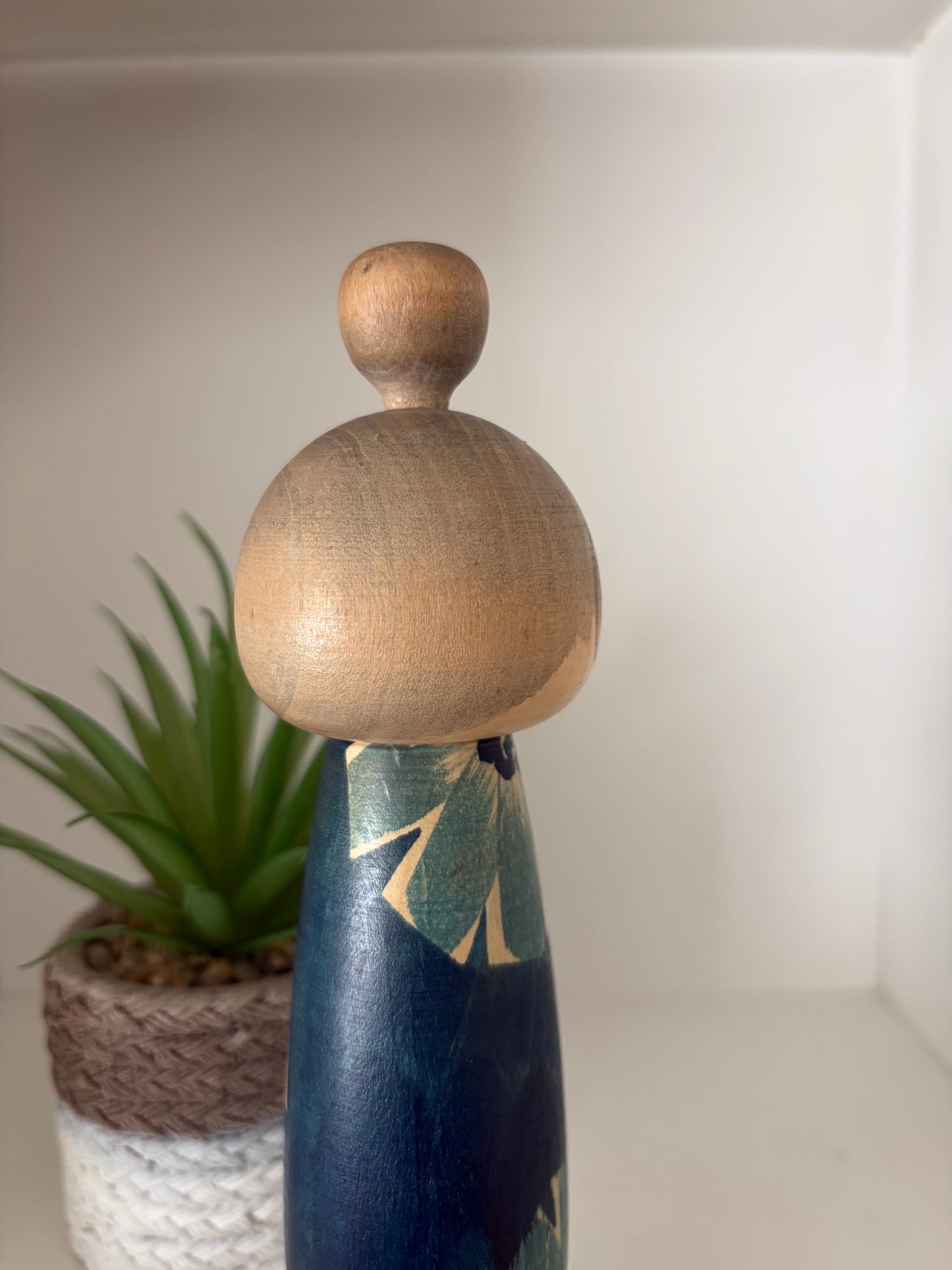 Vintage creative kokeshi by Issetsu Kuribayashi (1924-2011)
