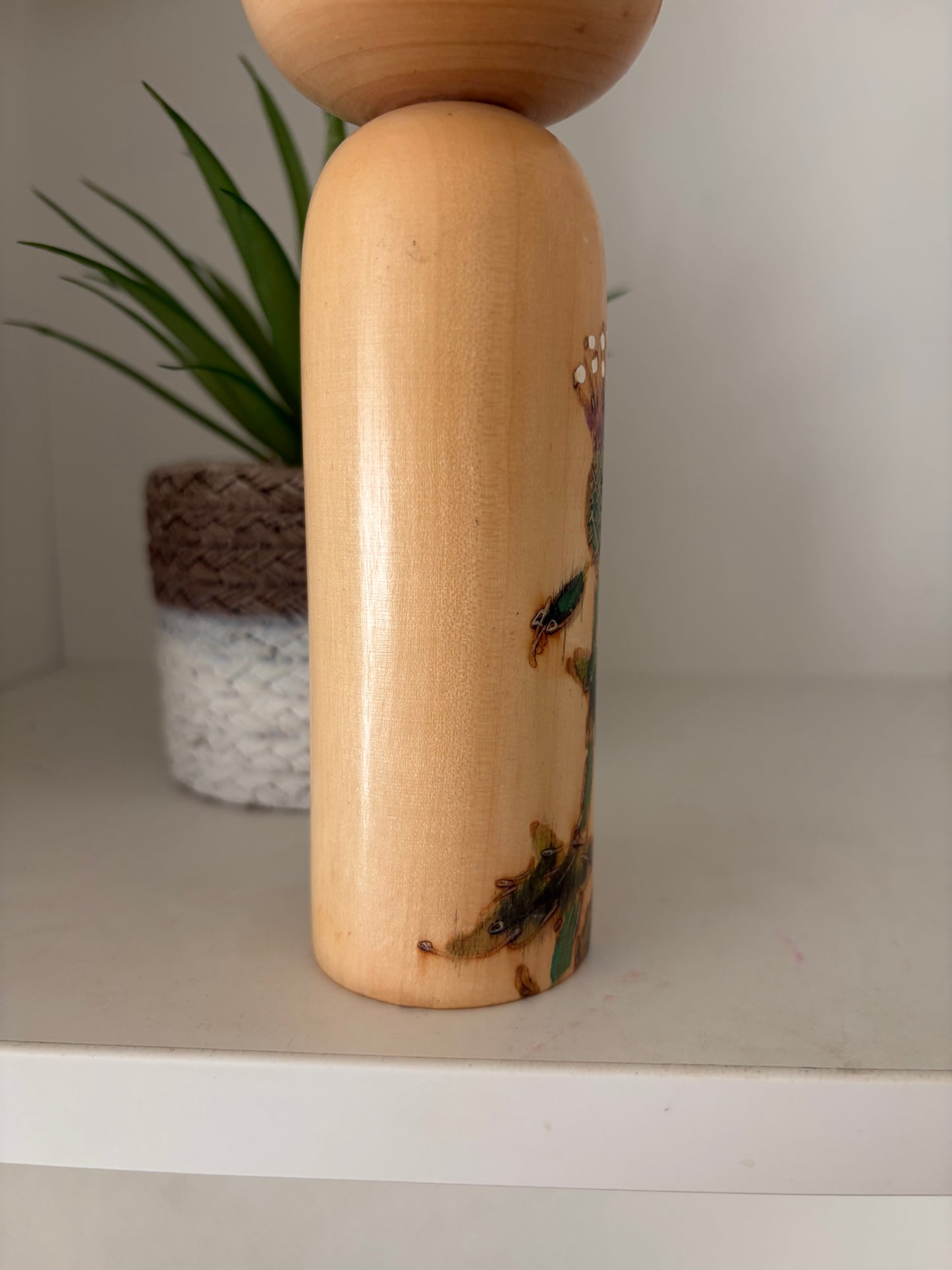 Vintage Creative Kokeshi By Takahashi Akinori (1957-)