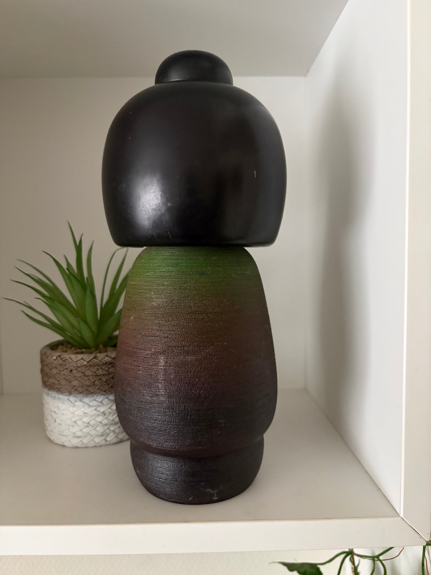 Vintage Gumma kokeshi by Masae Fujikawa (1942-2015)- 27cm
