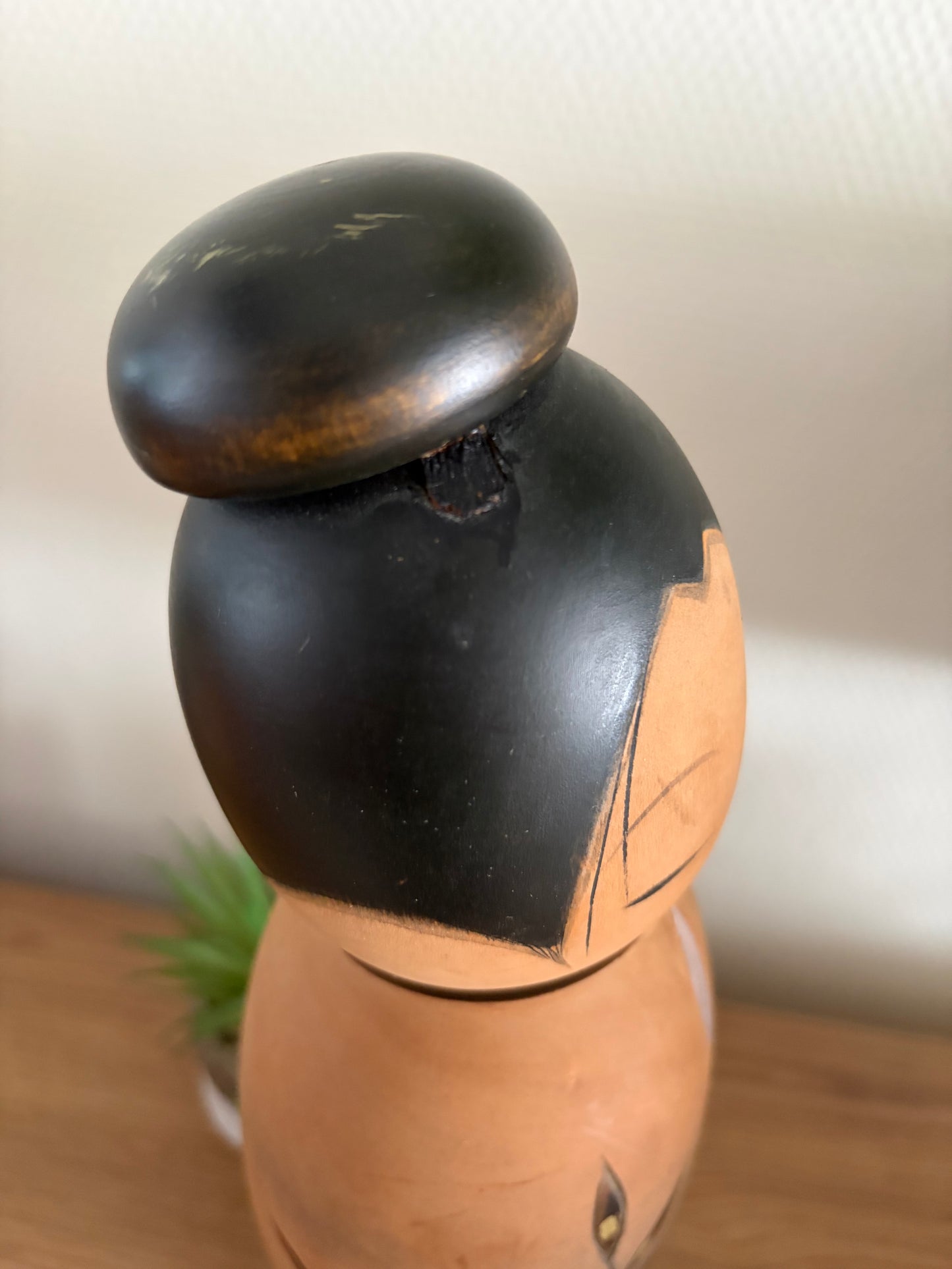 Exclusive vintage Sosaku kokeshi by Aoki Ryoka (1931-)