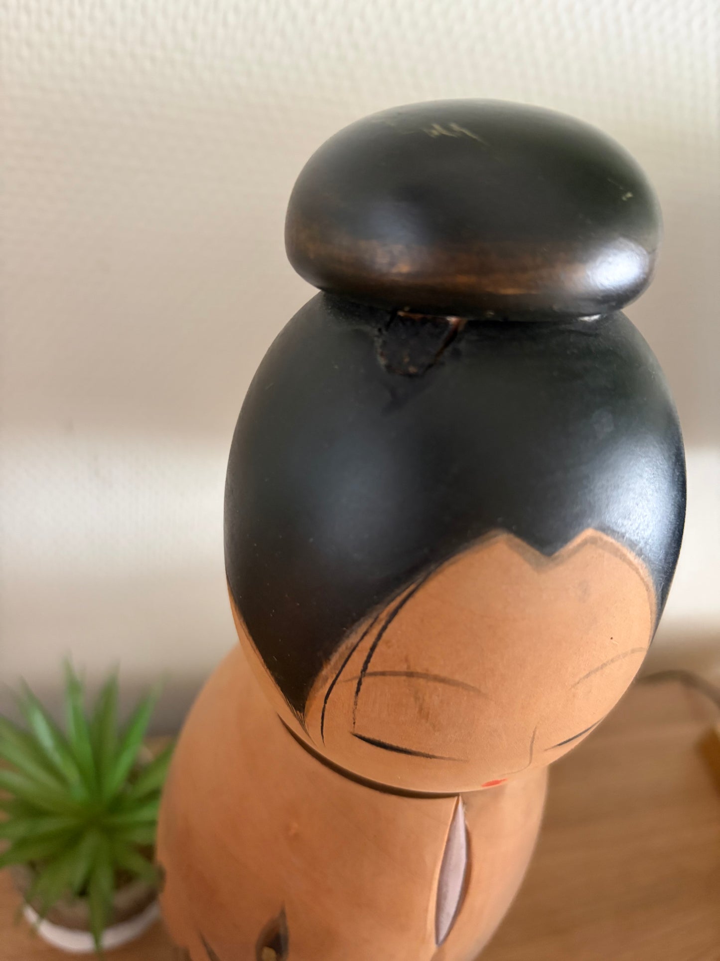 Exclusive vintage Sosaku kokeshi by Aoki Ryoka (1931-)