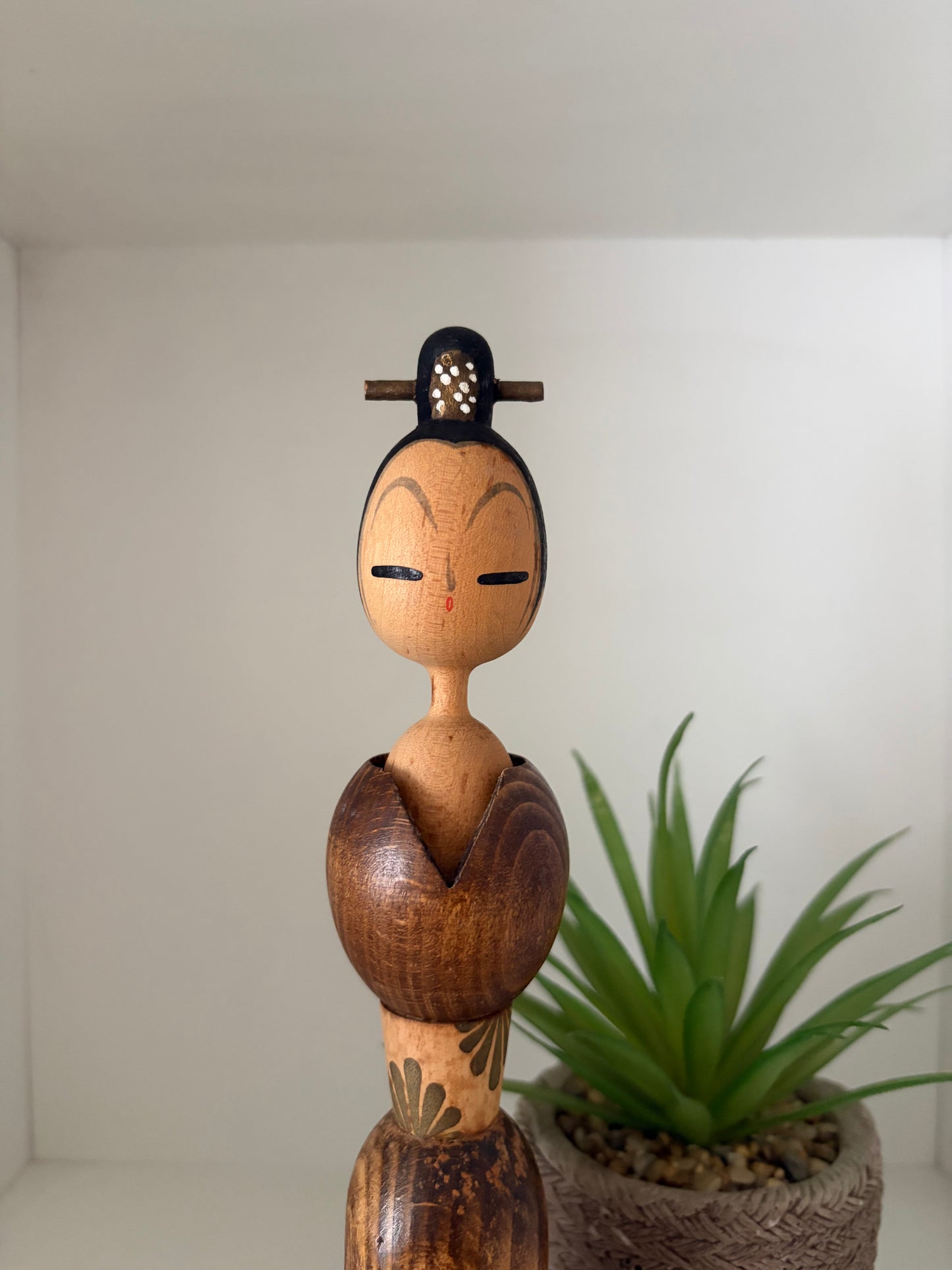 Rare Vintage Creative Kokeshi By Shido Shozan (1932-1995)