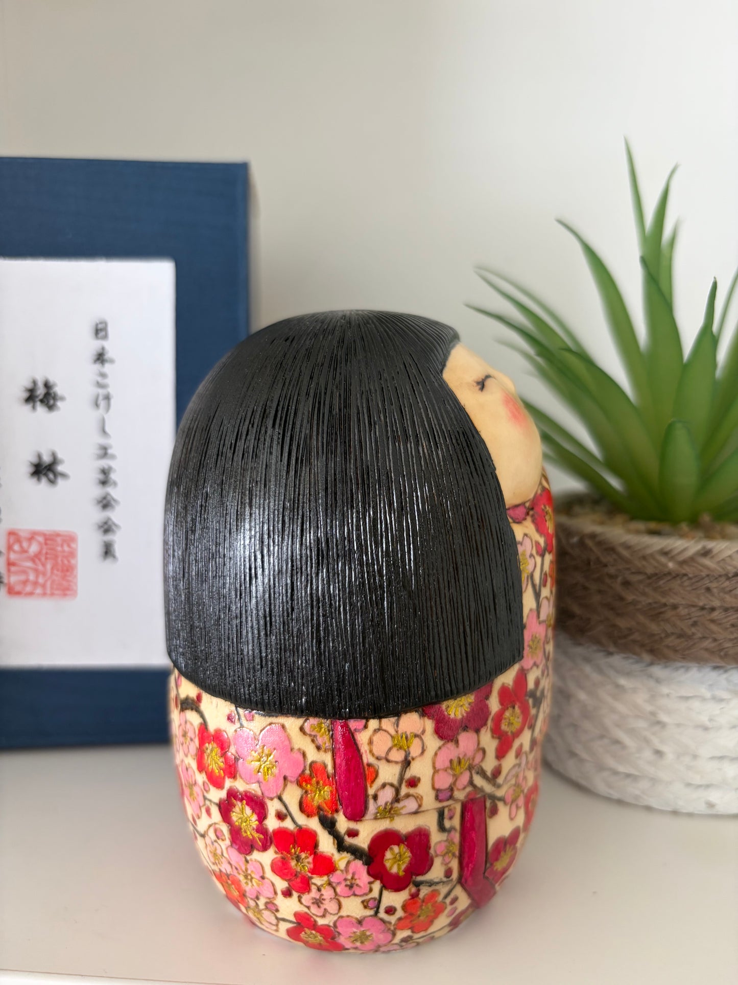 One off a kind Sosaku kokeshi by Megumi Nozawa