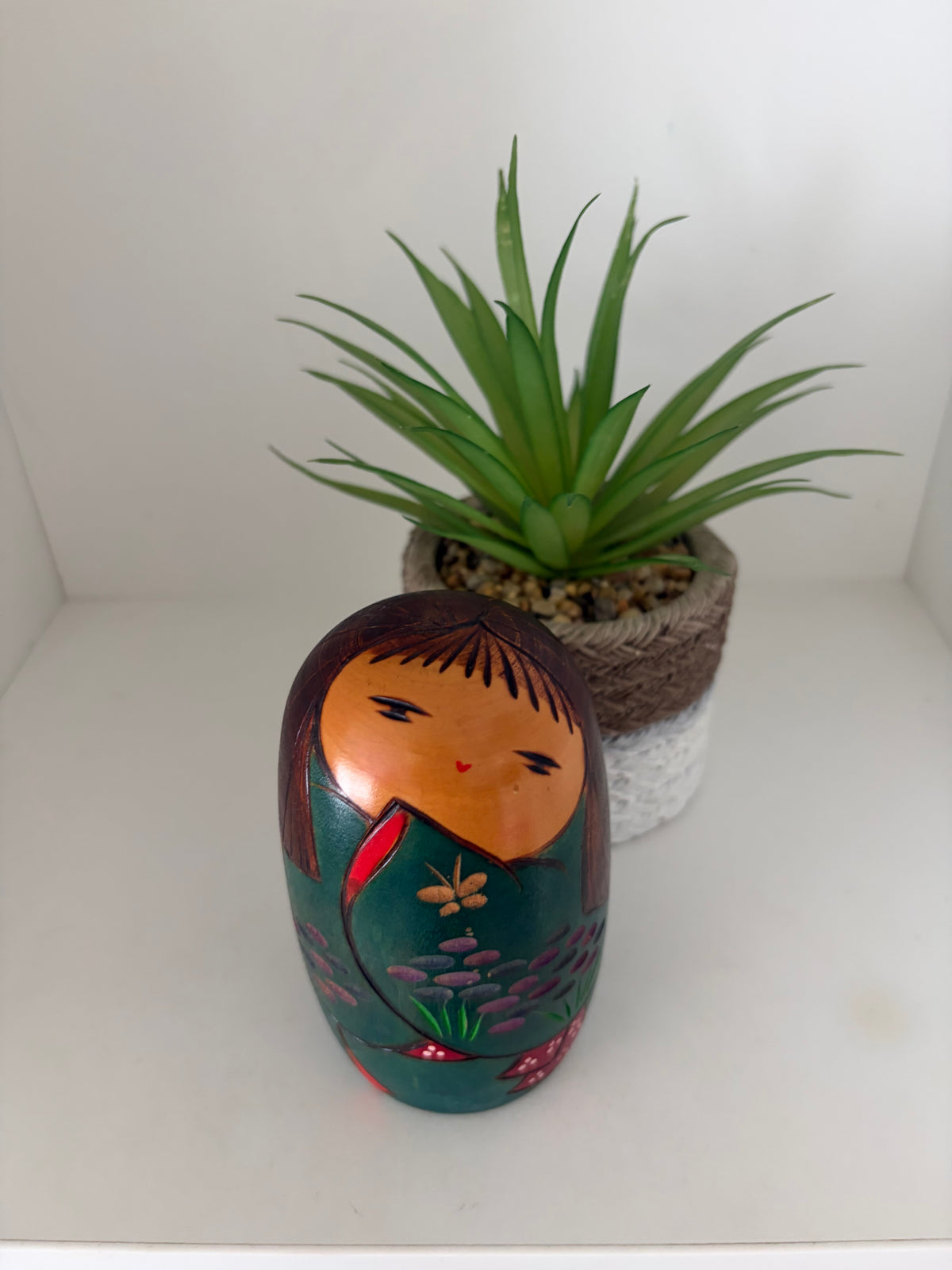 Vintage Gumma kokeshi by Kunio Miyagawa (1933-)
