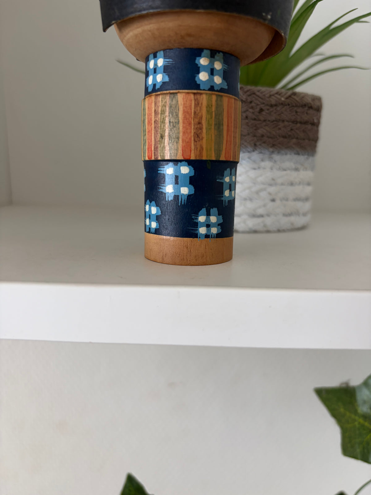 Vintage Sosaku kokeshi by Sansaku Sekiguchi (1925-2018)