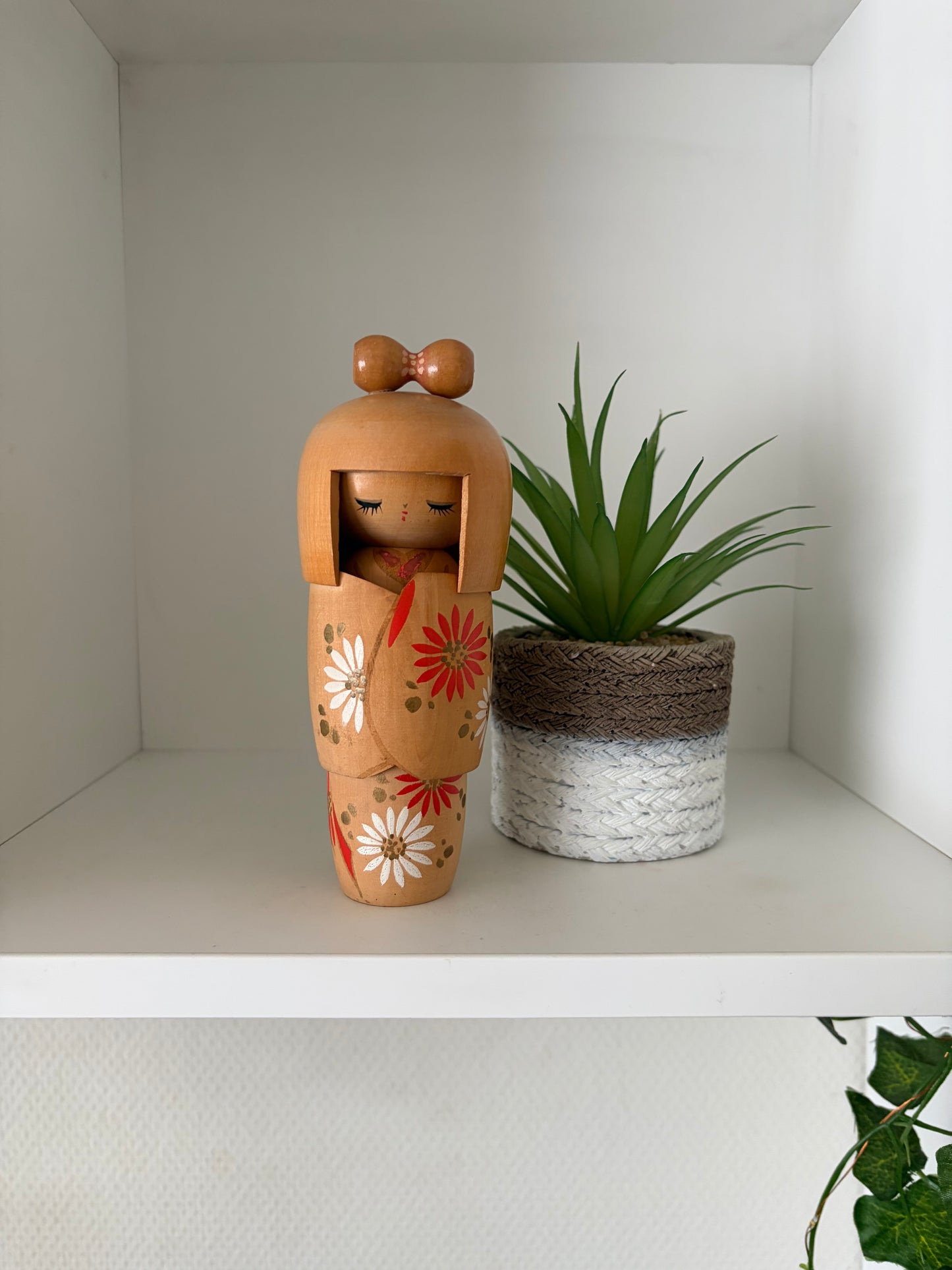 Vintage creative kokeshi by Hajime Miyashita (1940-)