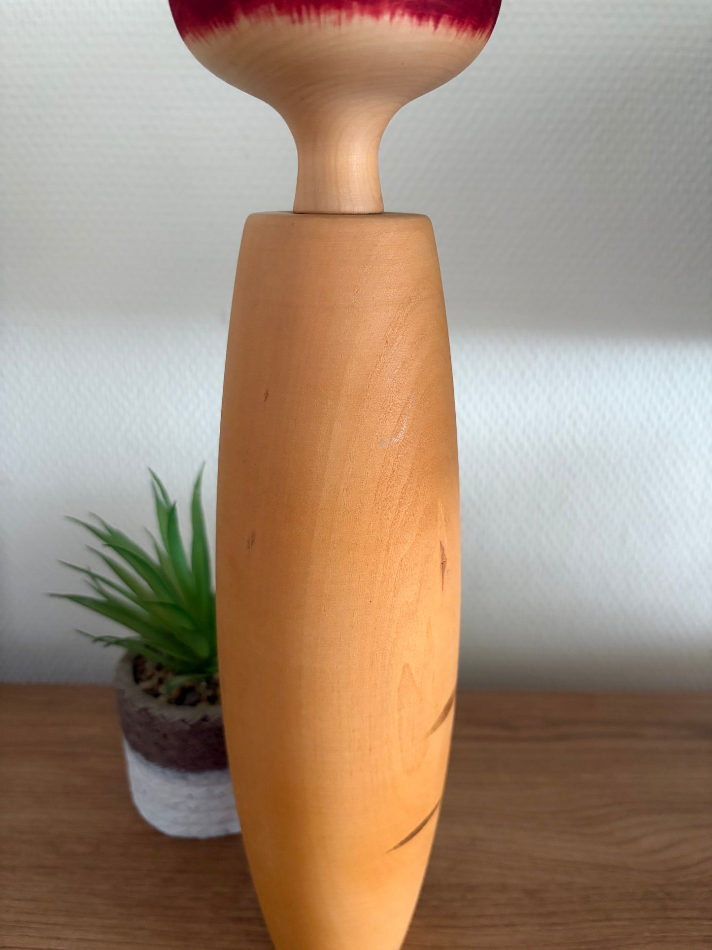 Exclusive vintage Sosaku kokeshi by Aoki Ryoka (1931-)