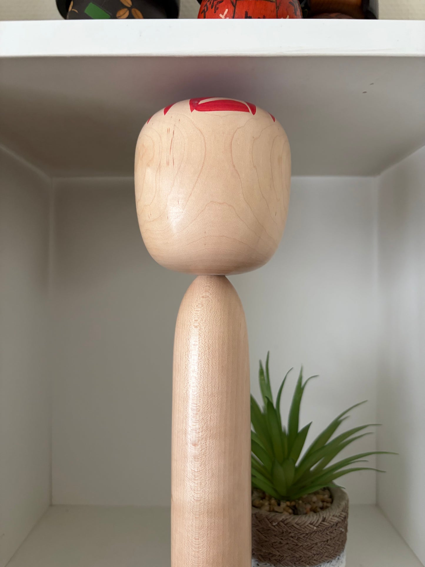 Lovely vintage Togatta kokeshi by Sato Tomio