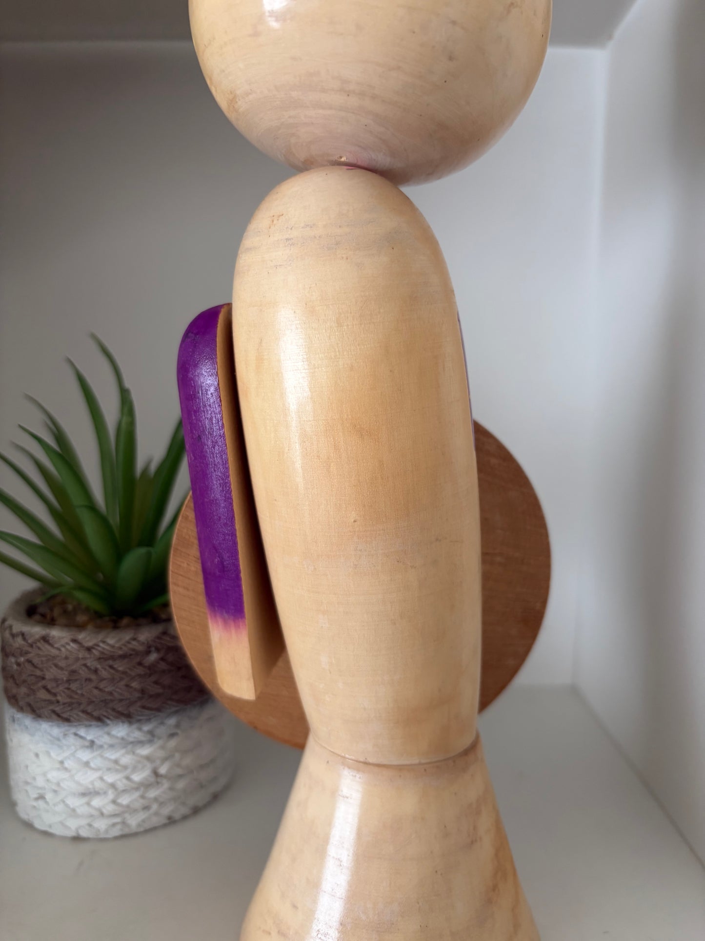 Vintage Sosaku kokeshi by Sadao Kishi (1932-1998)