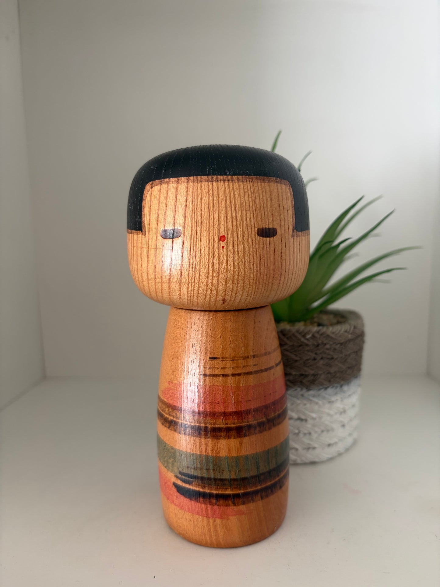 vintage creative kokeshi made by Sanpei Yamanaka (1926-2012)