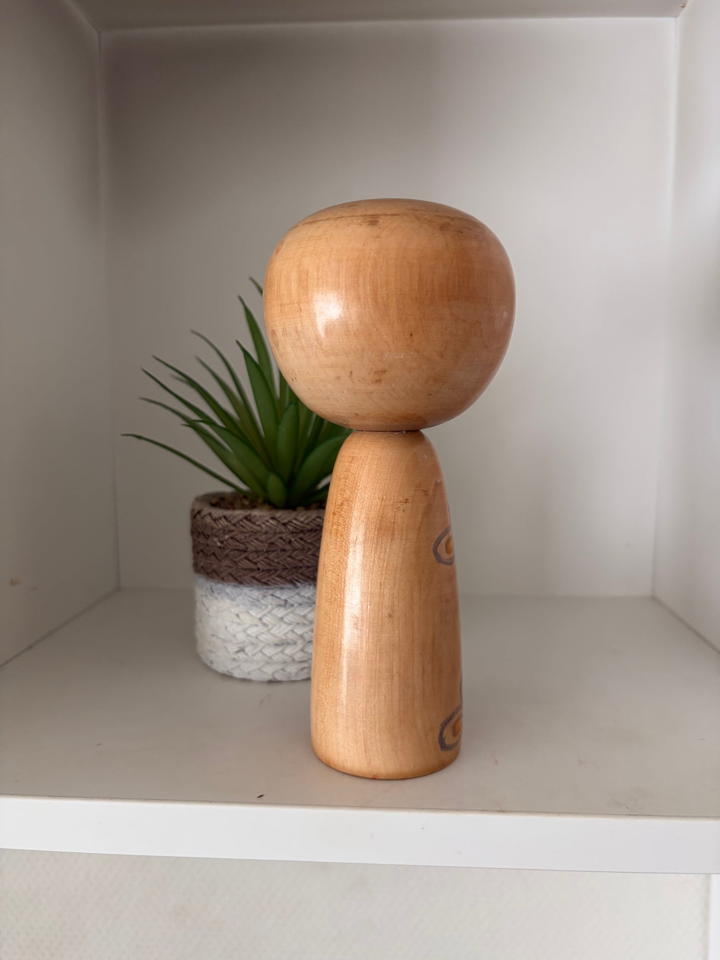 Rare vintage Sosaku kokeshi by Yuji Kawase (1938-)