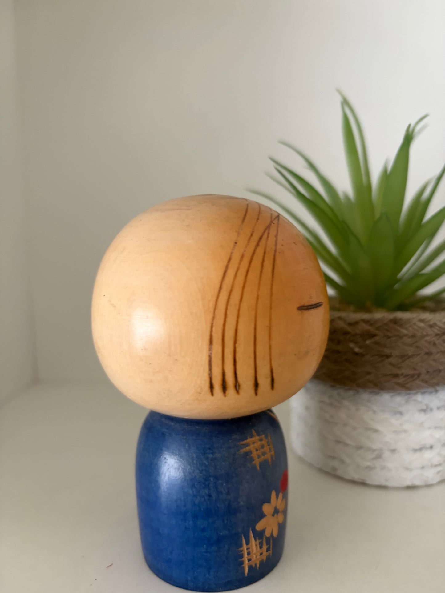 Vintage creative kokeshi by Yuji Kawase
