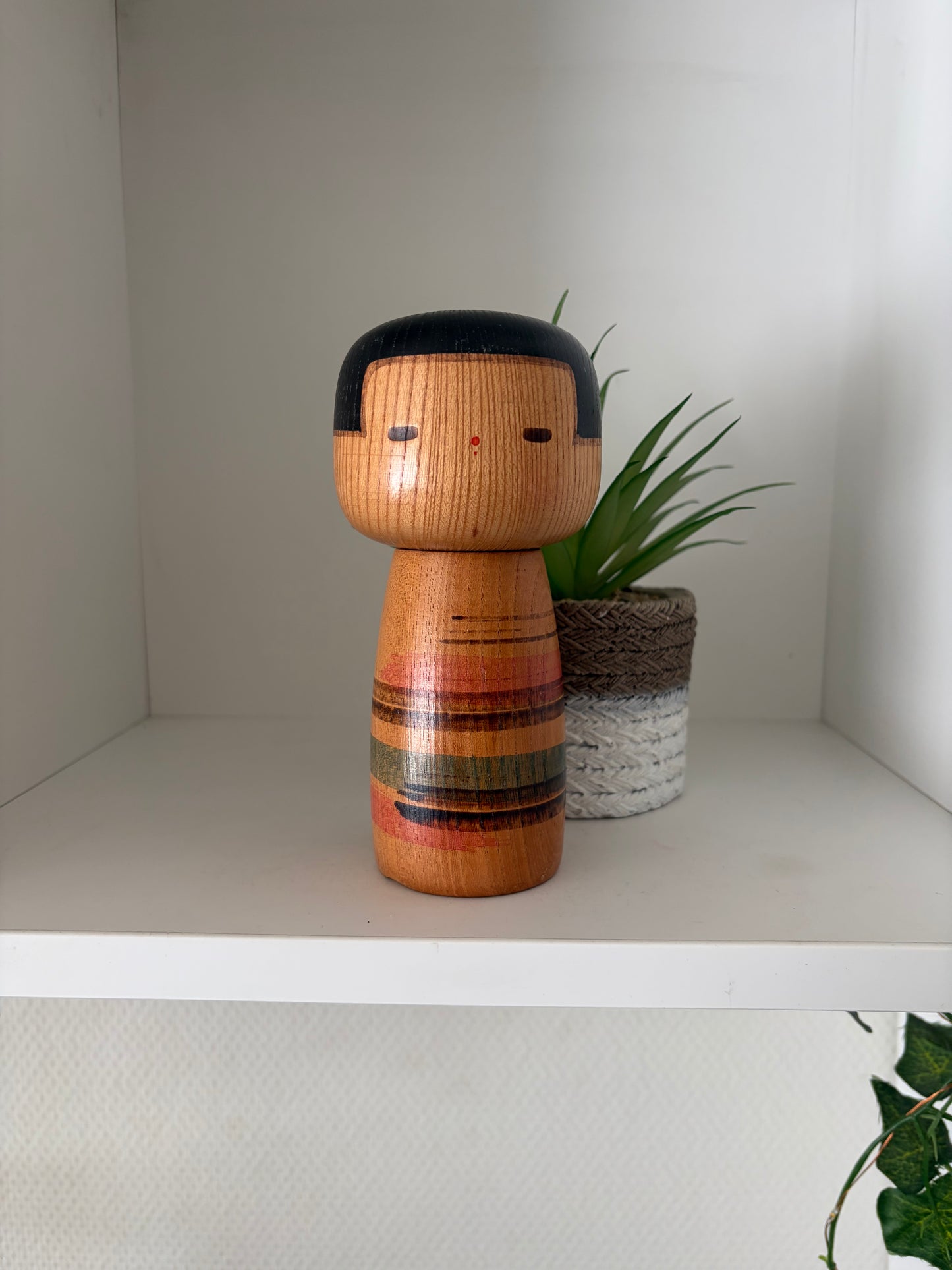 vintage creative kokeshi made by Sanpei Yamanaka (1926-2012)