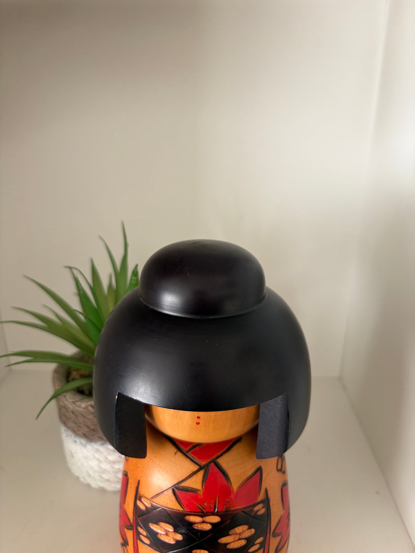 Vintage Gumma kokeshi by Masae Fujikawa (1942-2015)