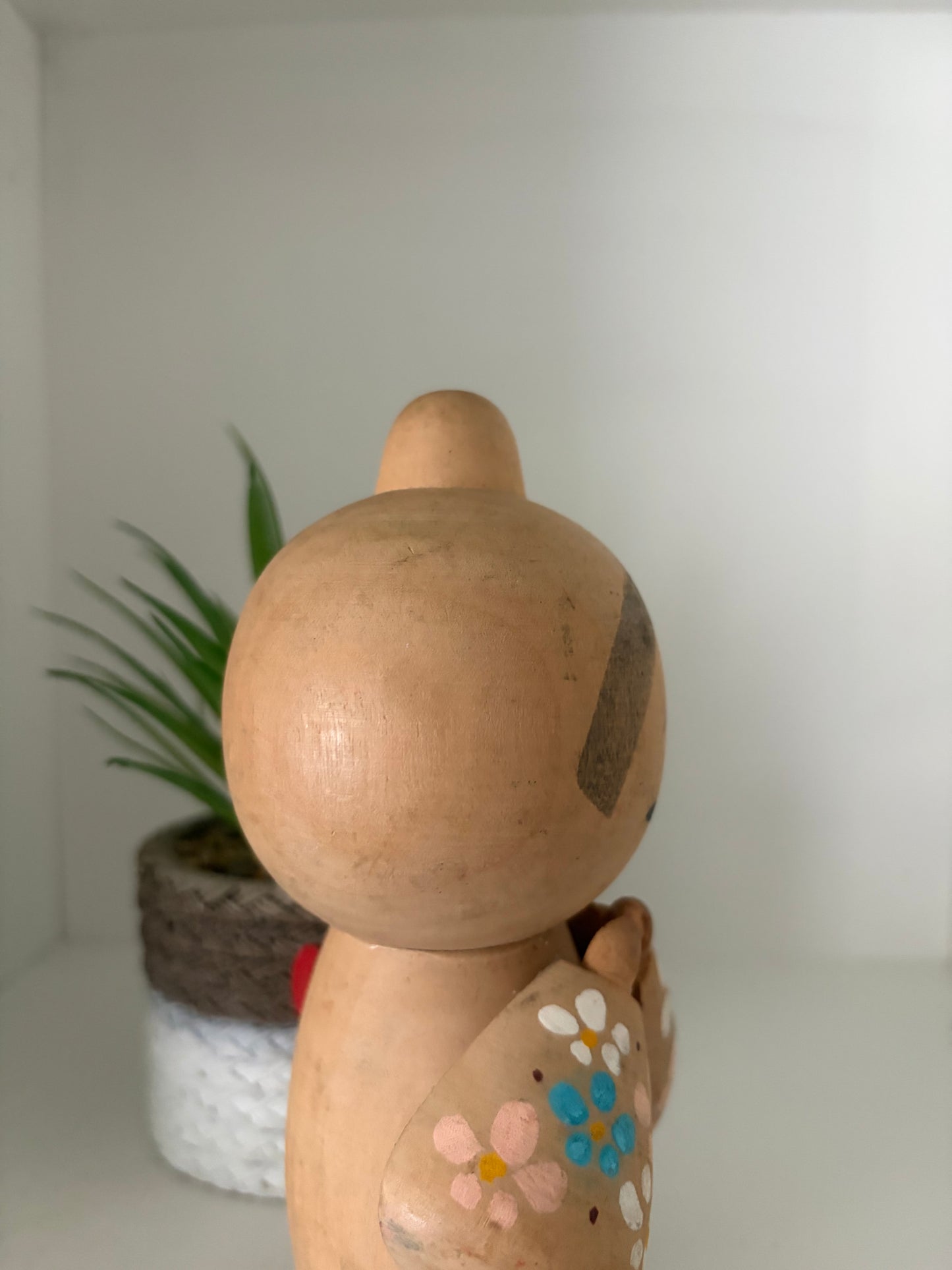 Lovely rare vintage Sosaku kokeshi by Aoki Ryoka (1931-)