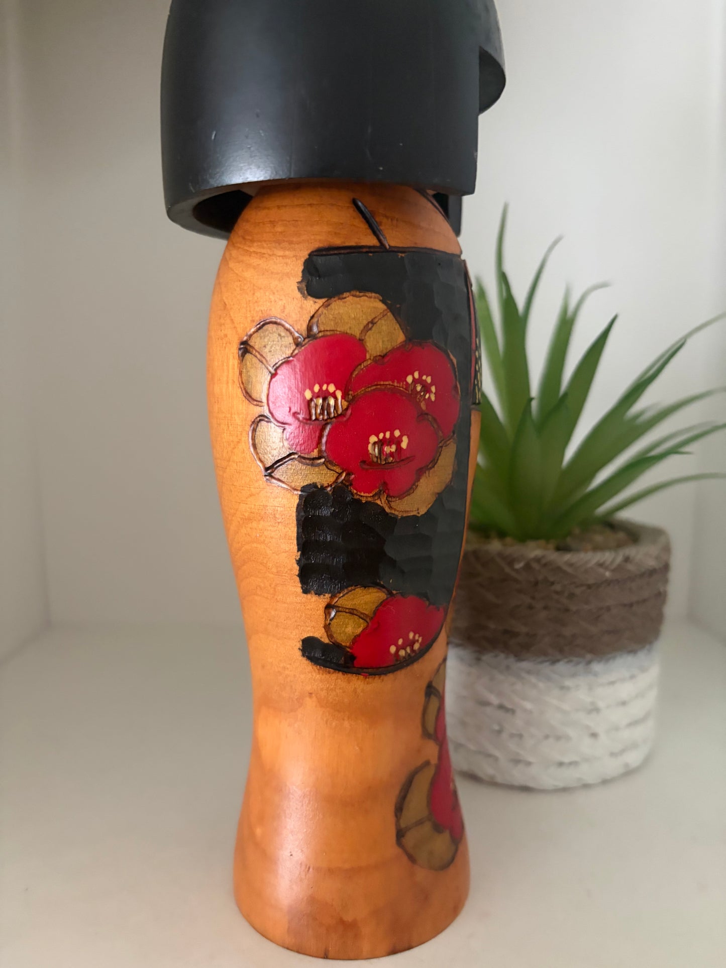 Vintage Gumma Kokeshi By Kazuo Takamizawa (1927-)