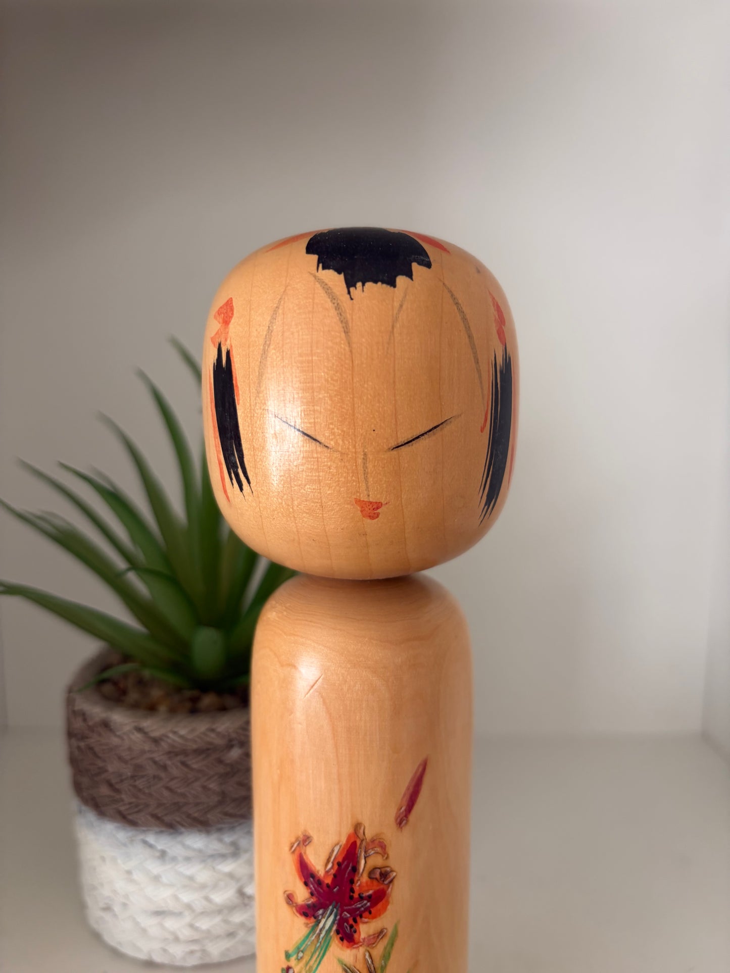 Vintage Creative Kokeshi By Takahashi Akinori (1957-)