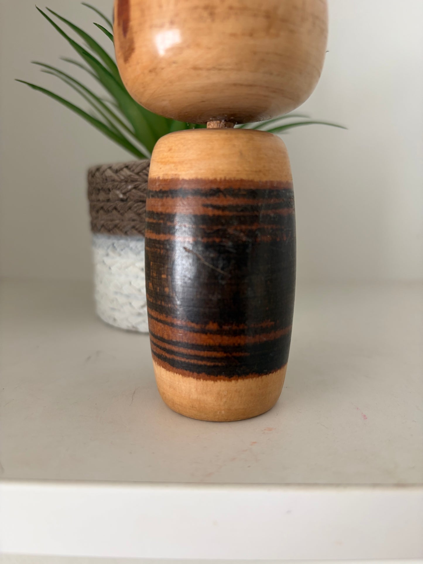 Rare Vintage Creative Kokeshi by renowned artisan Ikuyoshi Yokozuka