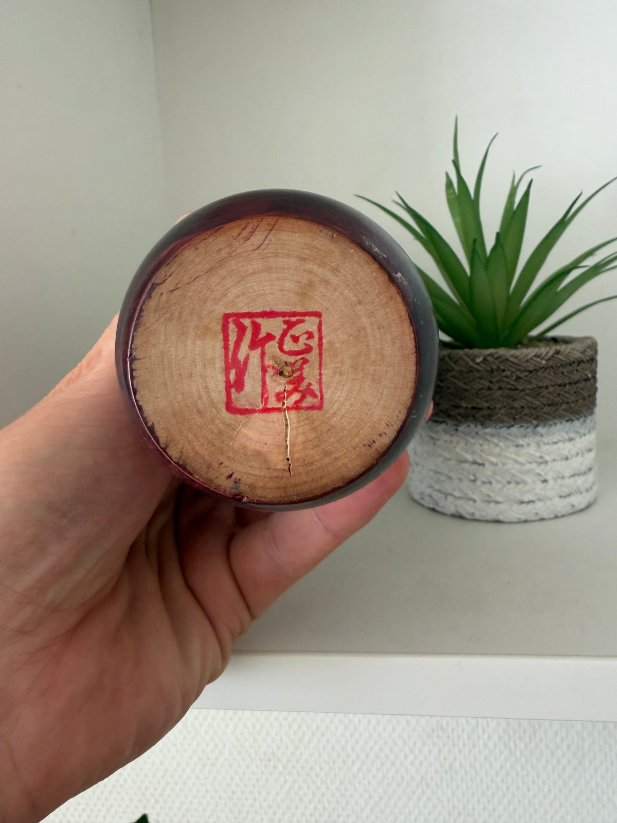 Vintage Sosaku kokeshi by Kato Masami