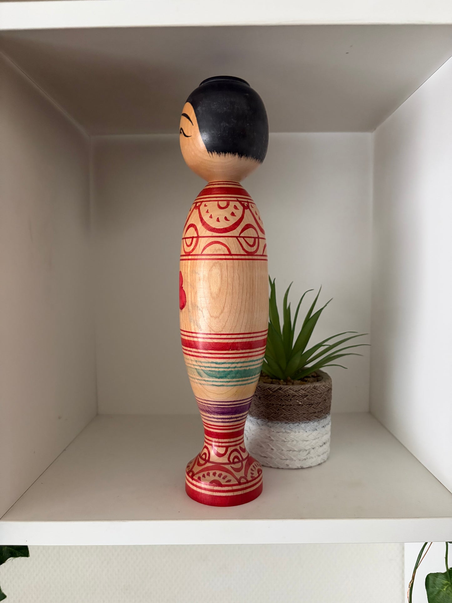 Vintage Tsugaro Kokeshi by Okuse Tetsunori (1940-1992)