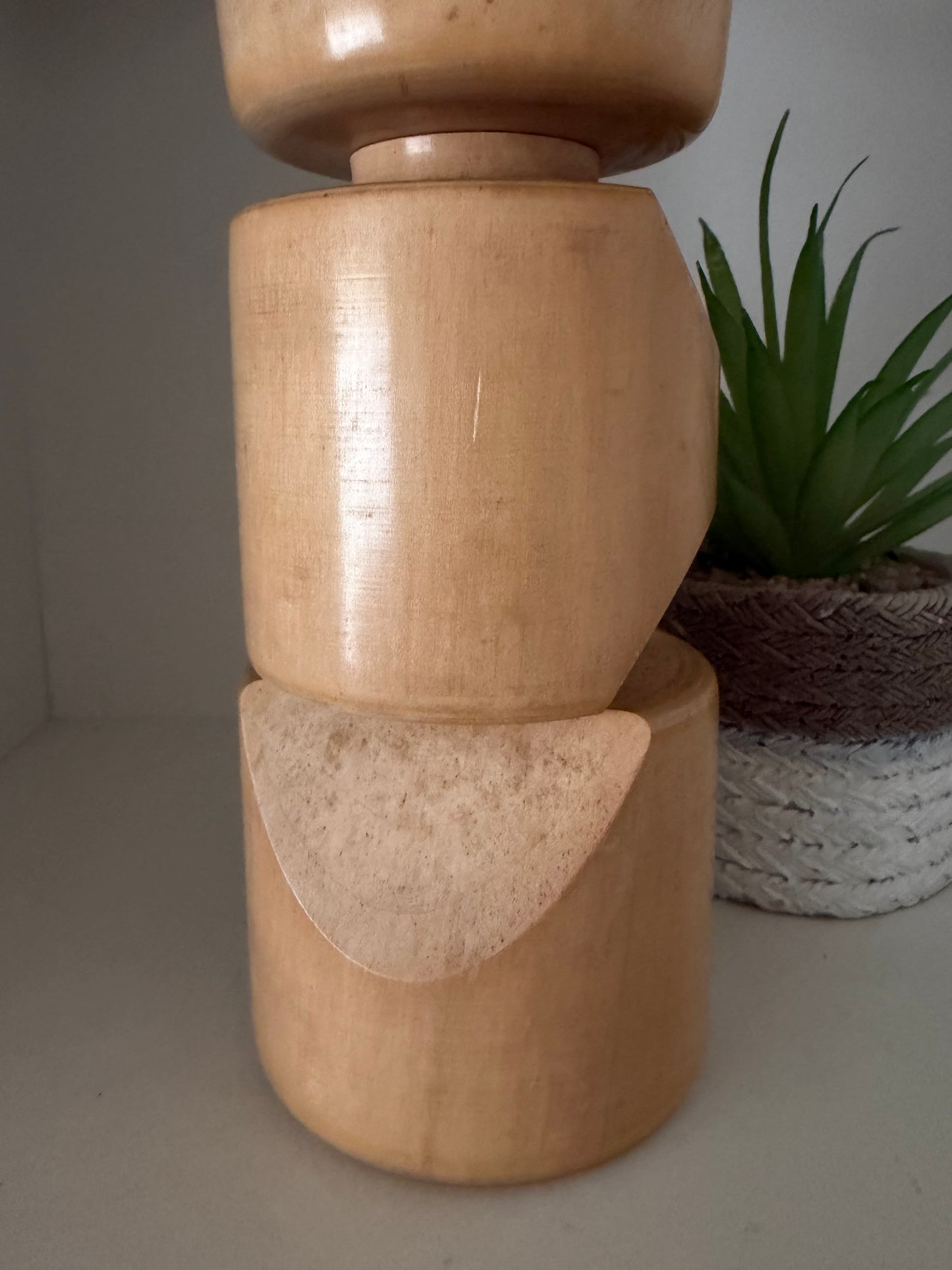 Rare vintage Sosaku kokeshi by Tanaka Harumasa (1916-1966)