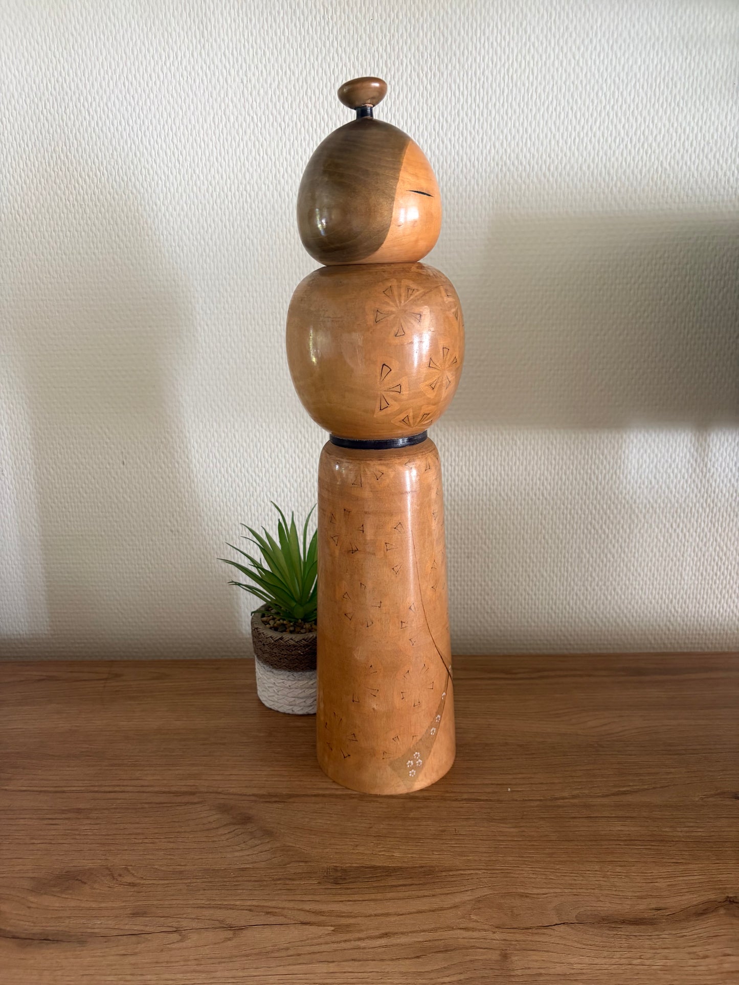 Rare Vintage Creative Kokeshi By Sadao Kishi (1932-1998)- XL 45cm