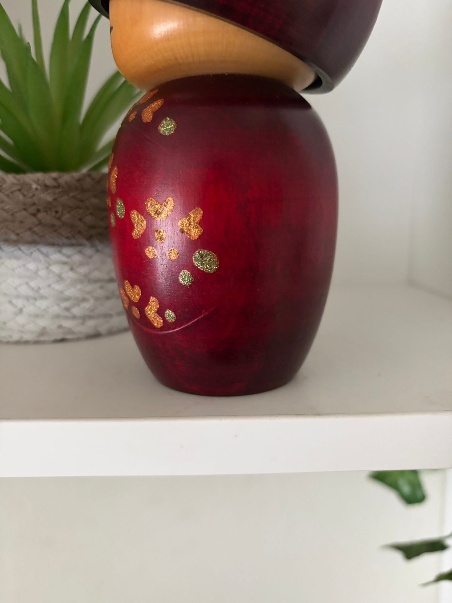 Beautiful vintage creative Kokeshi by Toshio Sekiguchi (1947-)