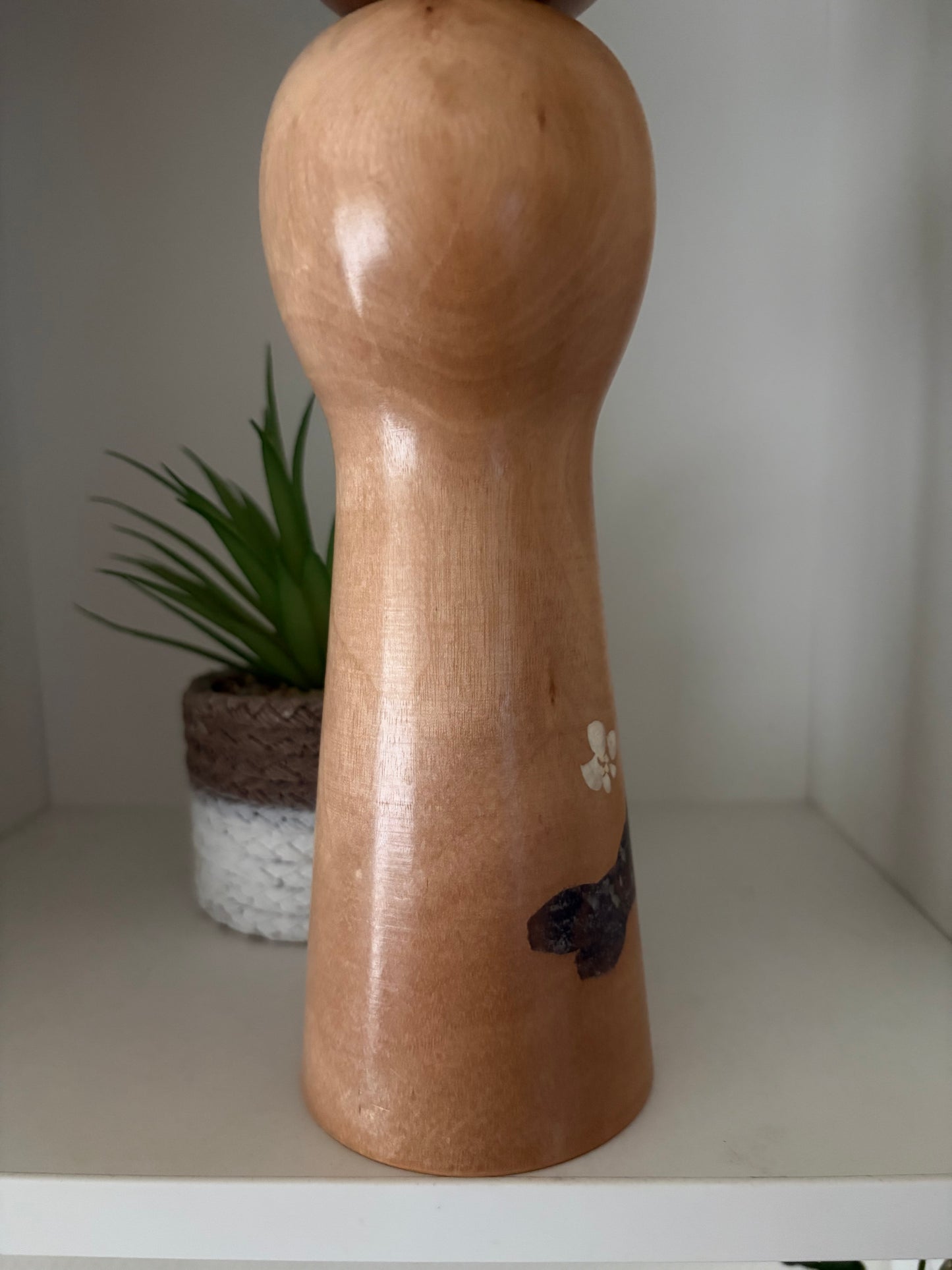 Vintage Japanese Sosaku Kokeshi by Kiyohara Takao (1916-)