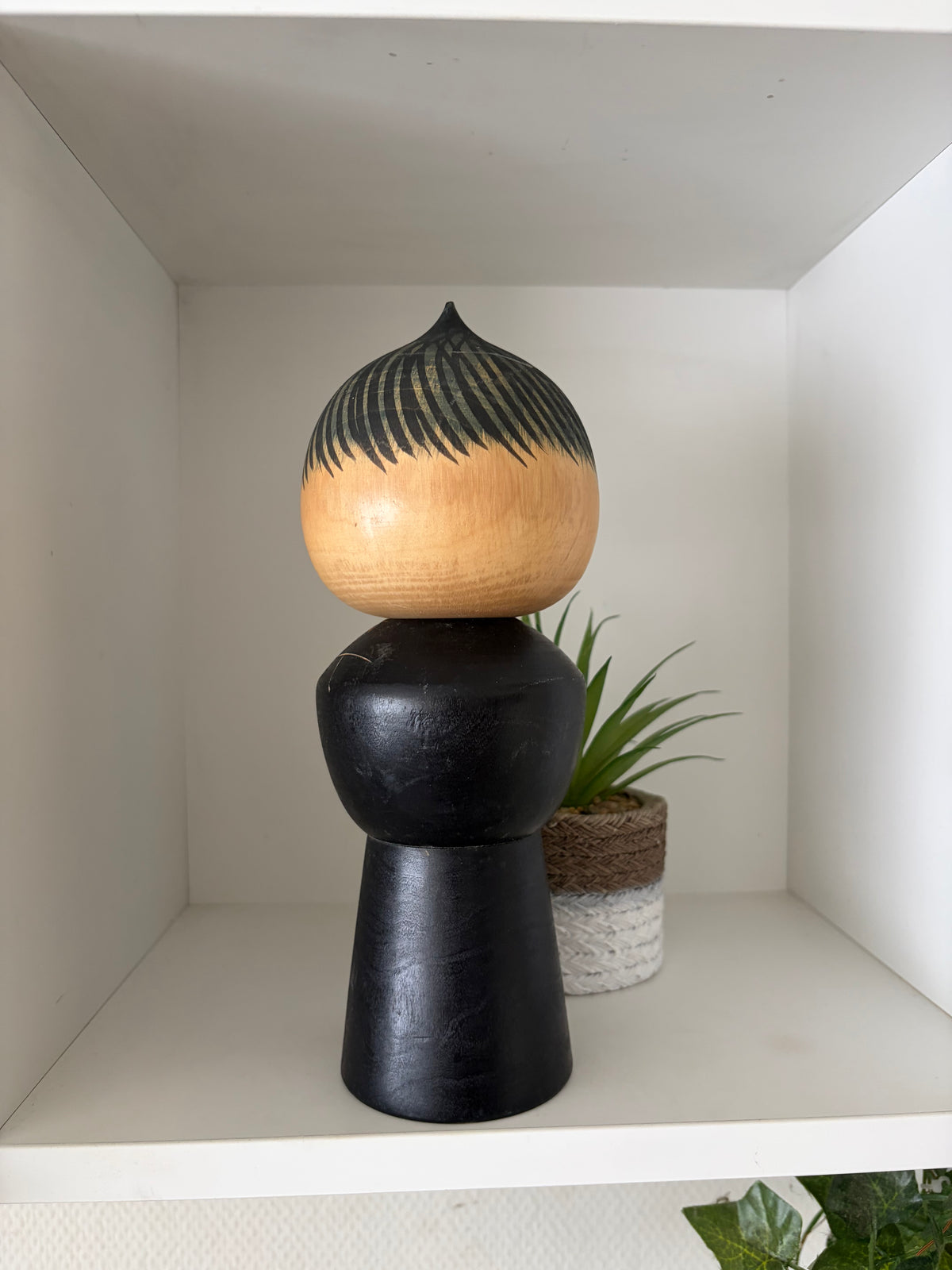 Rare Creative kokeshi made by Yuji Kawase (1918-2002) - BIG version