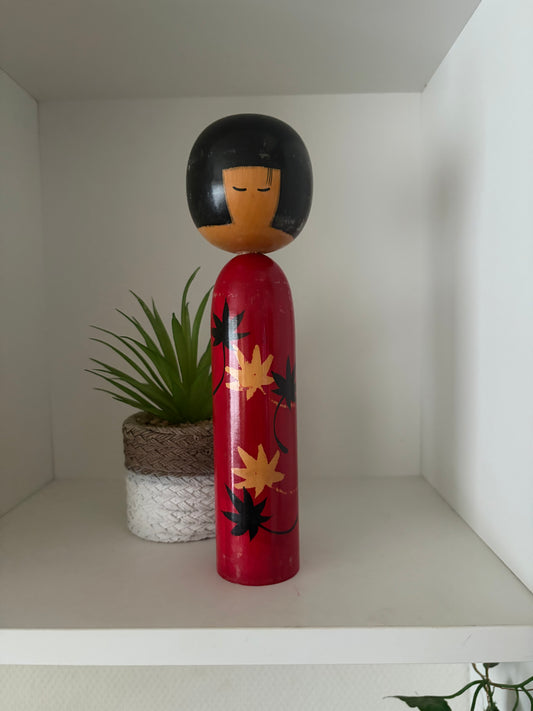 Rare vintage Sosaku kokeshi by Tanaka Harumasa (1916-1966)