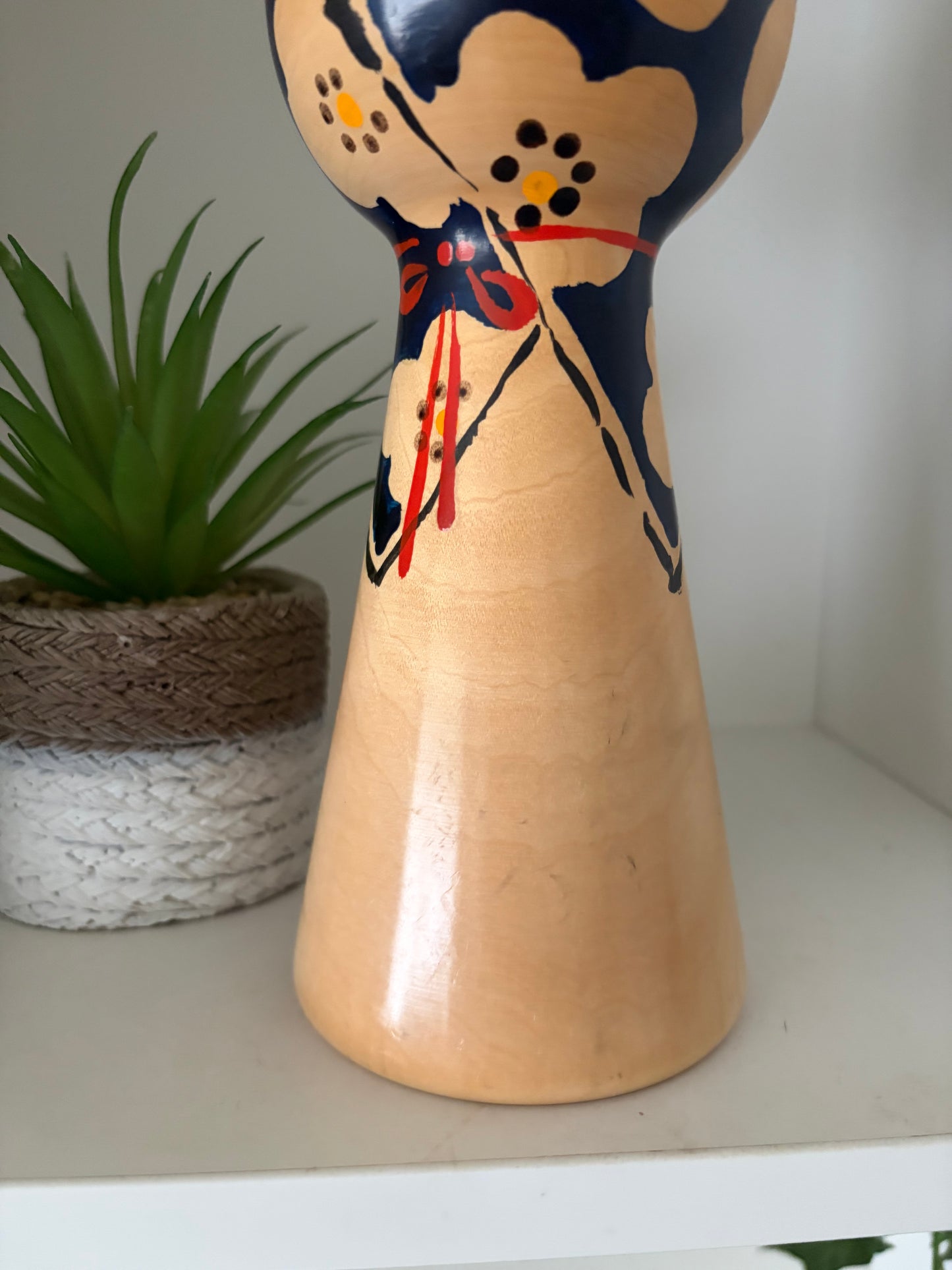 Vintage Japanese Sosaku Kokeshi by Kiyohara Takao (1916-)