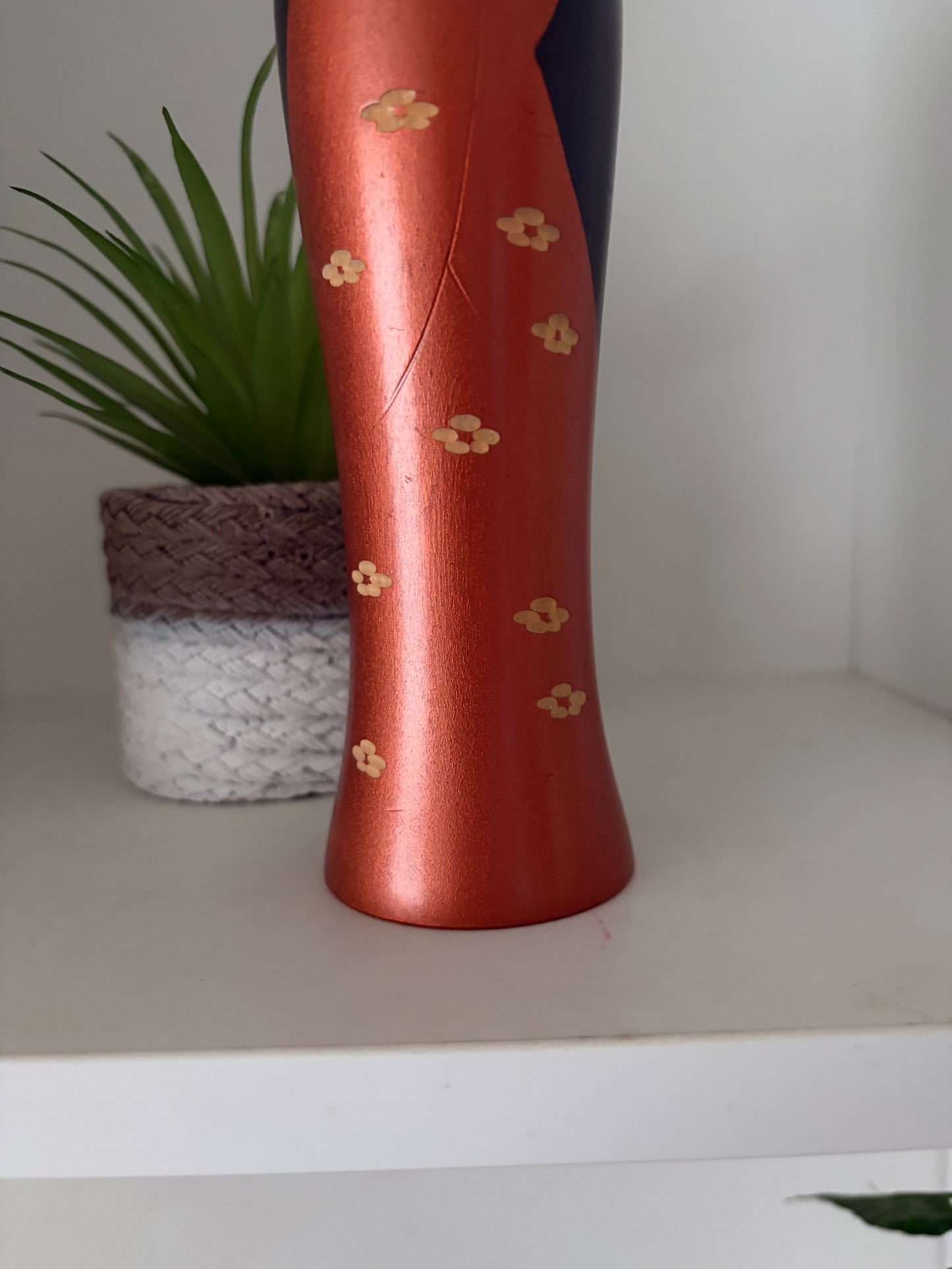 Vintage Gumma kokeshi by Usaburo