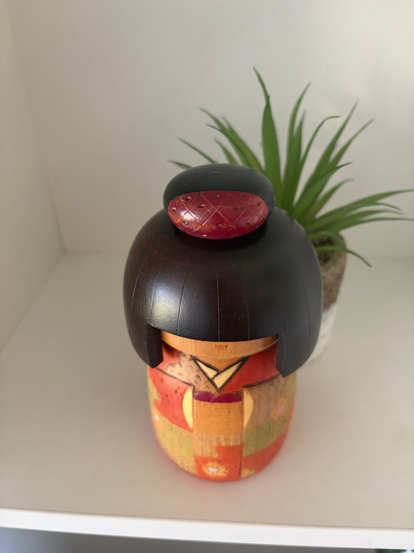 Vintage Gumma kokeshi by Kazuo Takamizawa (1927-)