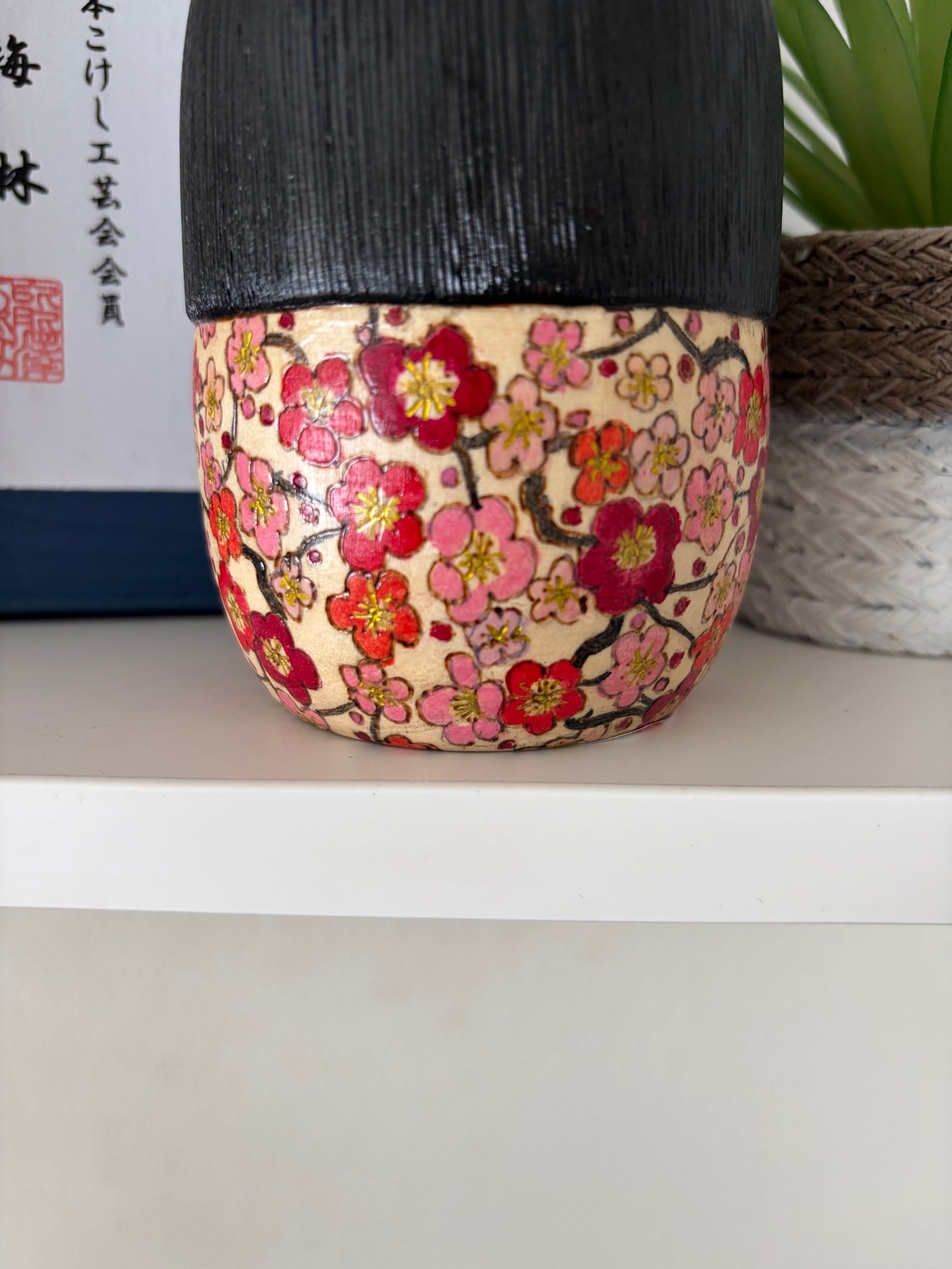 One off a kind Sosaku kokeshi by Megumi Nozawa