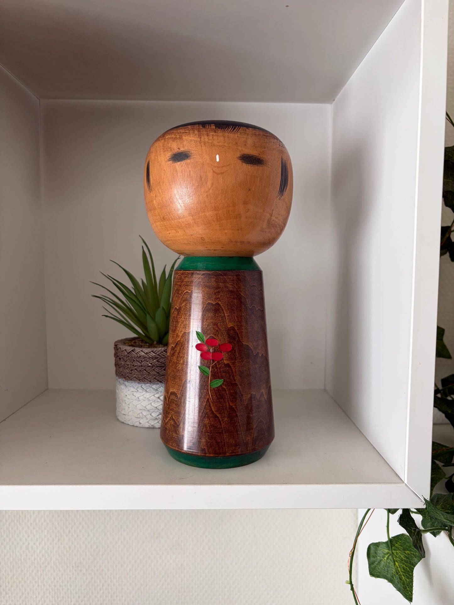 Rare Sosaku Kokeshi By Akinori Takahashi (1957-) - TSUBAKINOKO